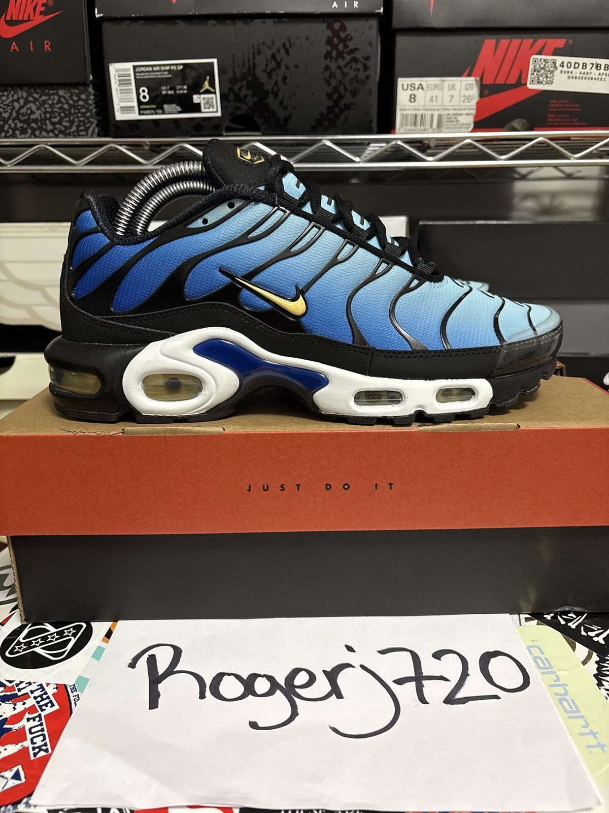 Nike Air Max Plus TN Hyper Blue Size US 8 / EU 41 - 3 Thumbnail