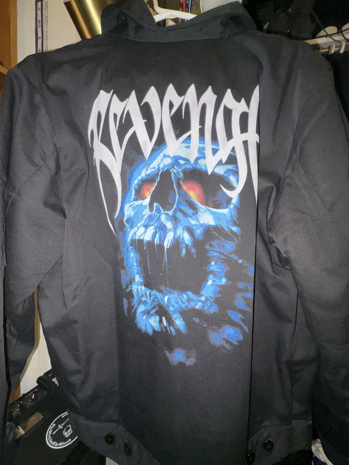 Revenge Black Embroidered LA Pop Up Revenge Work Jacket Size US M / EU 48-50 / 2 - 1 Thumbnail