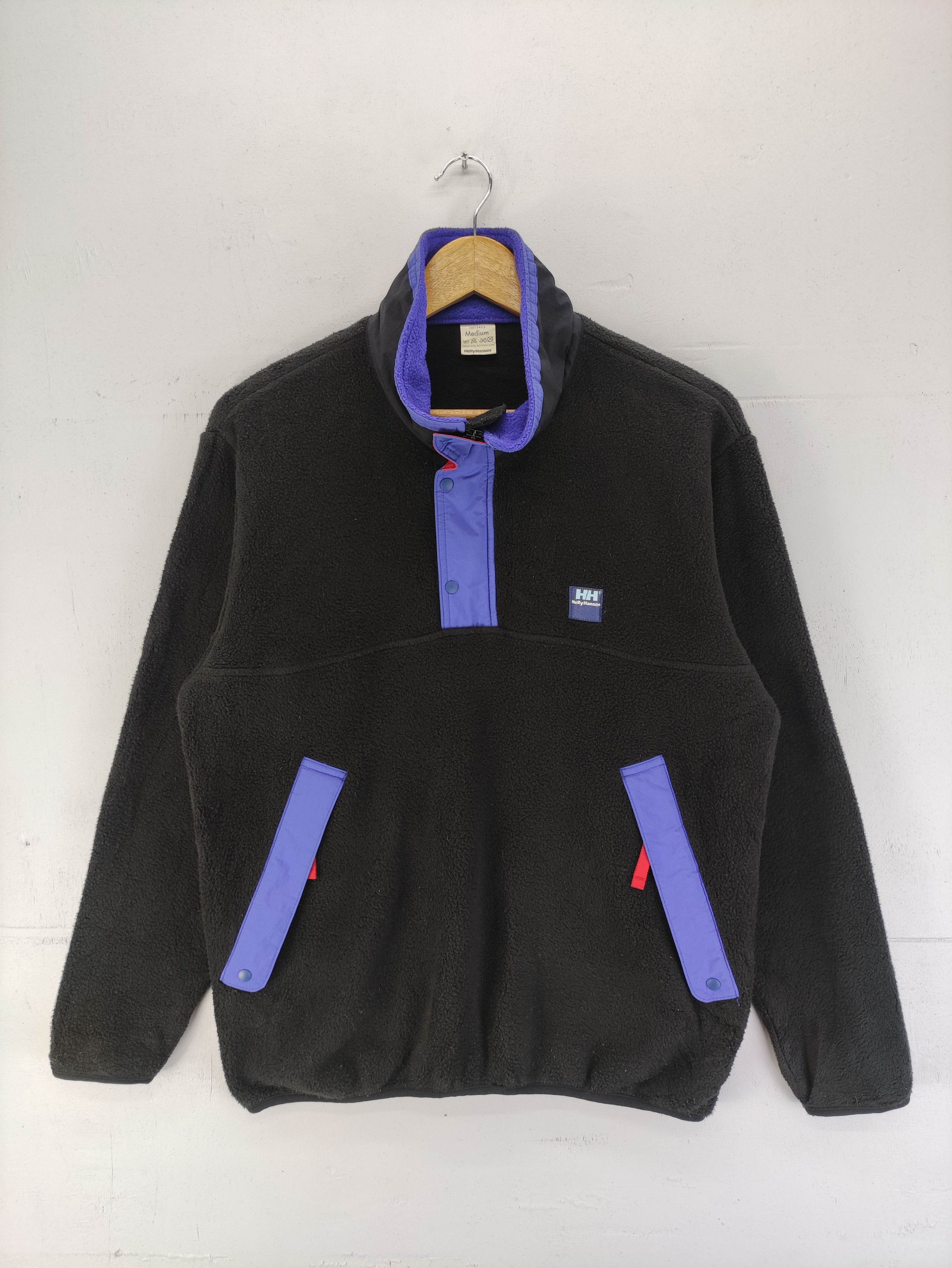 Helly Hansen Vintage Helly Hansen Fleece Sweater Jacket Half Zip Size US M / EU 48-50 / 2 - 1 Thumbnail