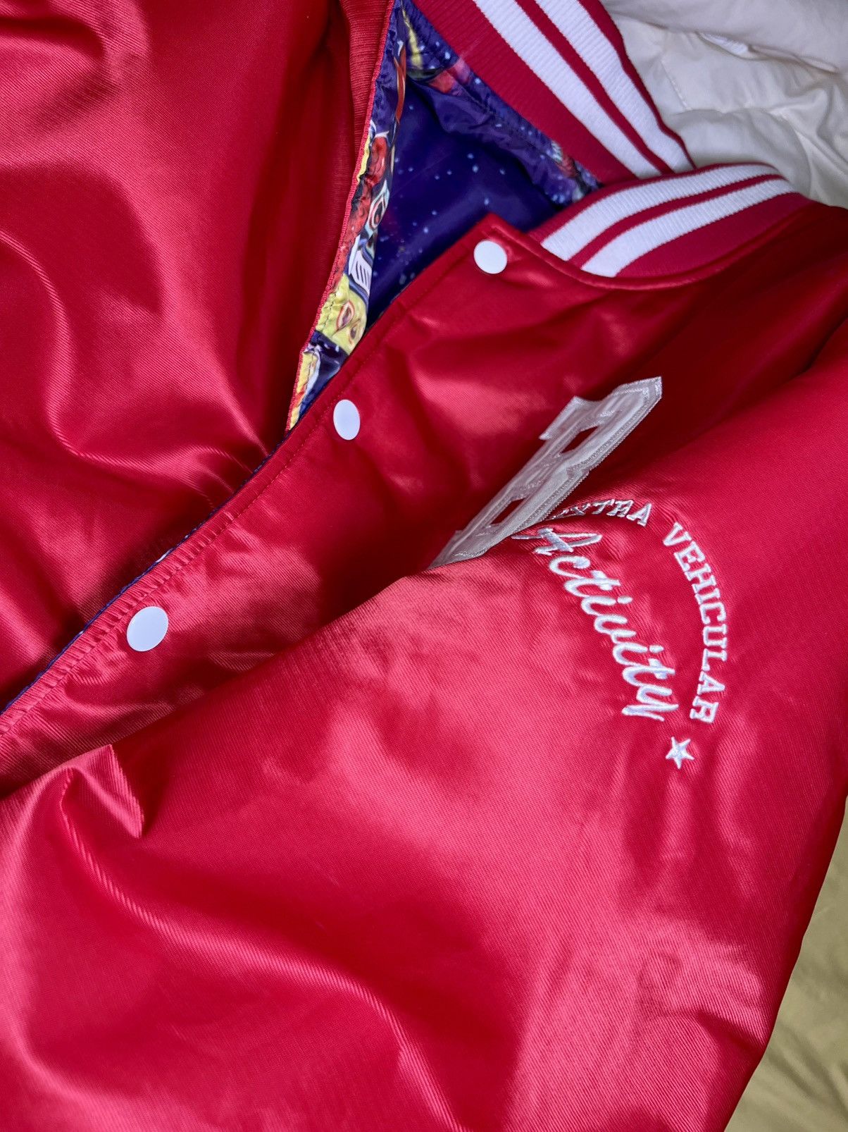 Billionaire Boys Club Billionaire Boys Club × Majestic (Reversible) Satin Bomber Size US XXL / EU 58 / 5 - 7 Thumbnail