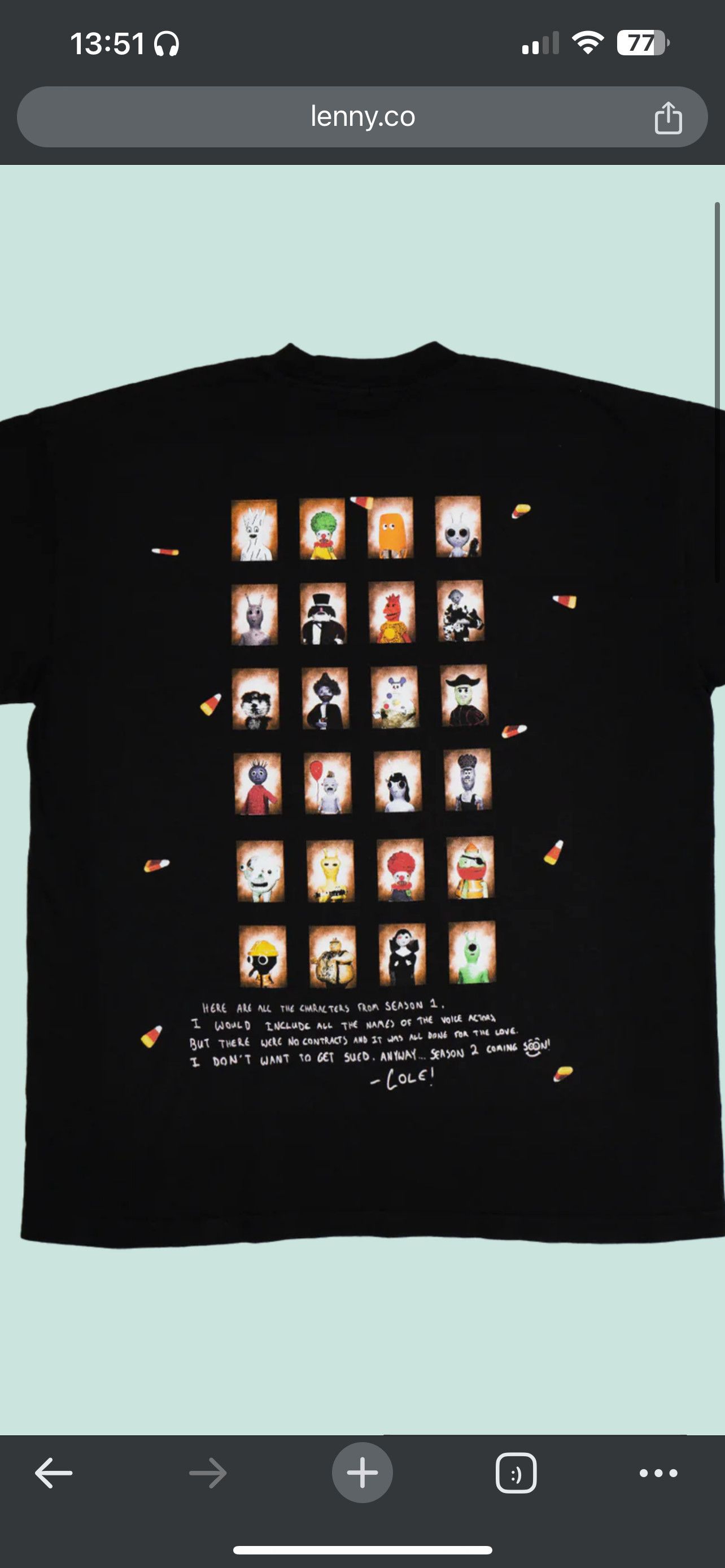 Lyrical Lemonade Lenny Season 1 T-Shirt Size US L / EU 52-54 / 3 - 3 Thumbnail