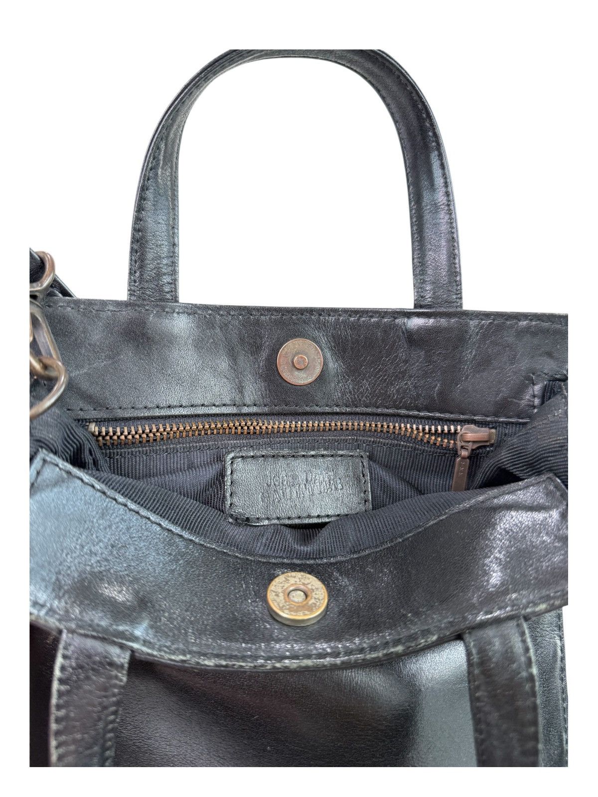 Jean Paul Gaultier RARE Vintage 90s Jean Paul Gaultier Angel Leather 2 Way Bag Size ONE SIZE - 7 Thumbnail