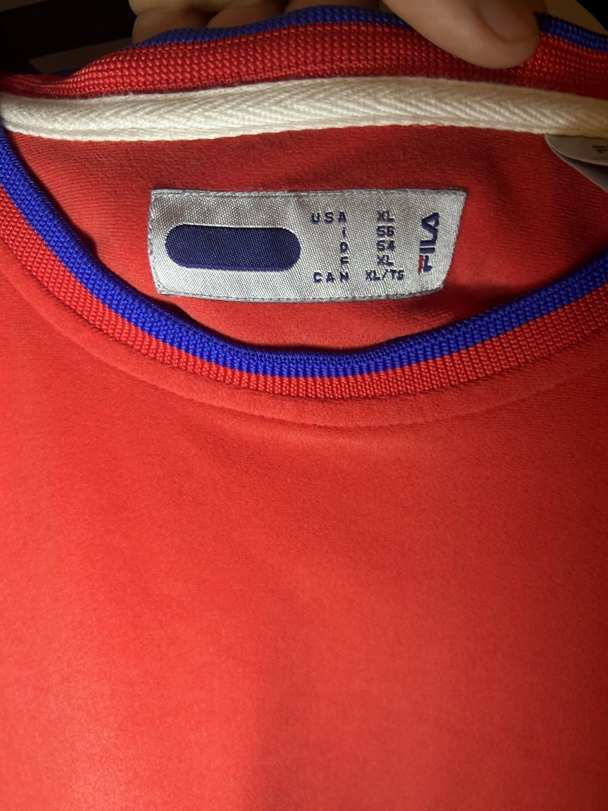 Fila × Vintage Vintage Fila soccer crest chain stitched oversized T-shirt Size US XL / EU 56 / 4 - 3 Thumbnail