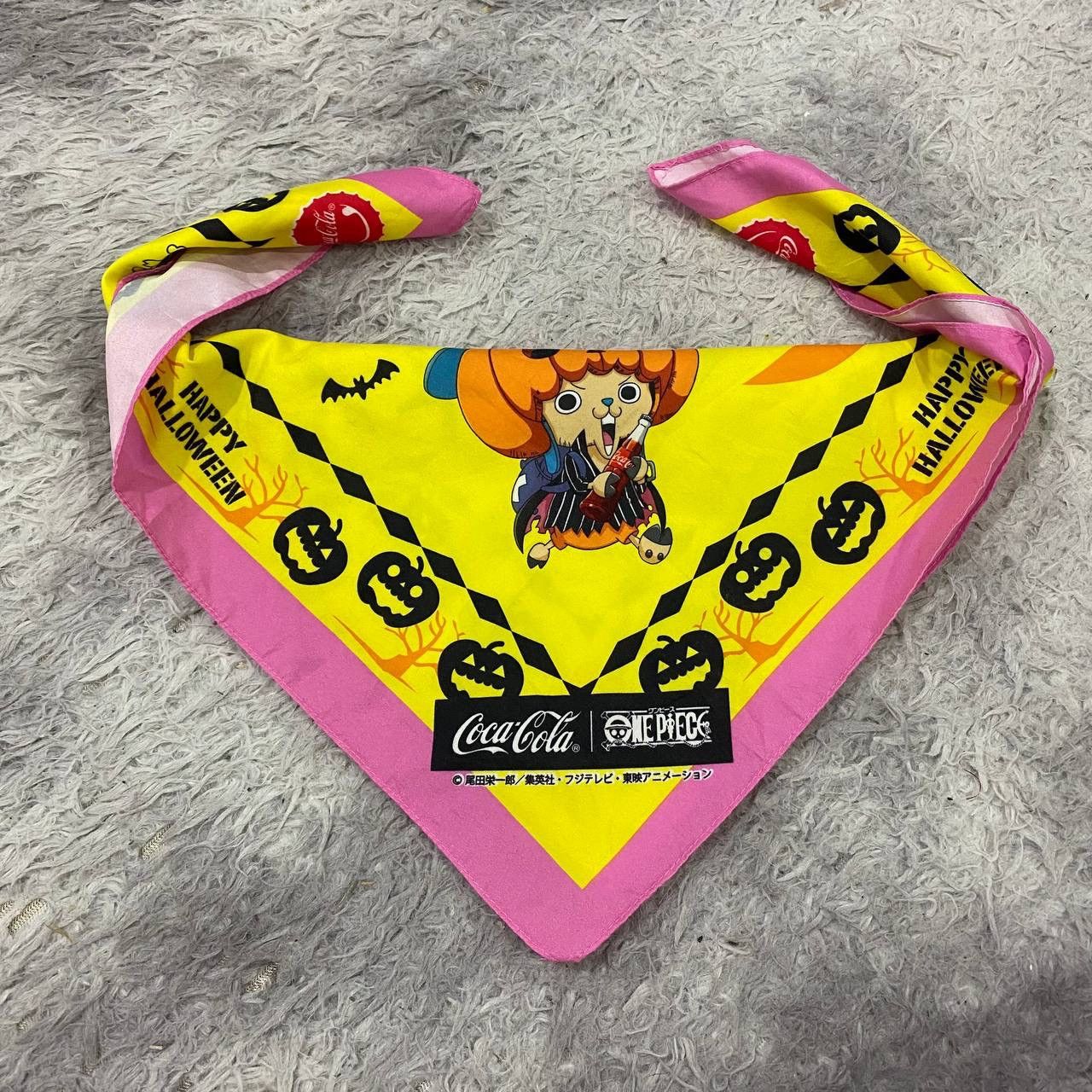 Coca Cola Coca cola X one piece anjme handkerchief bandana Size ONE SIZE - 1 Thumbnail