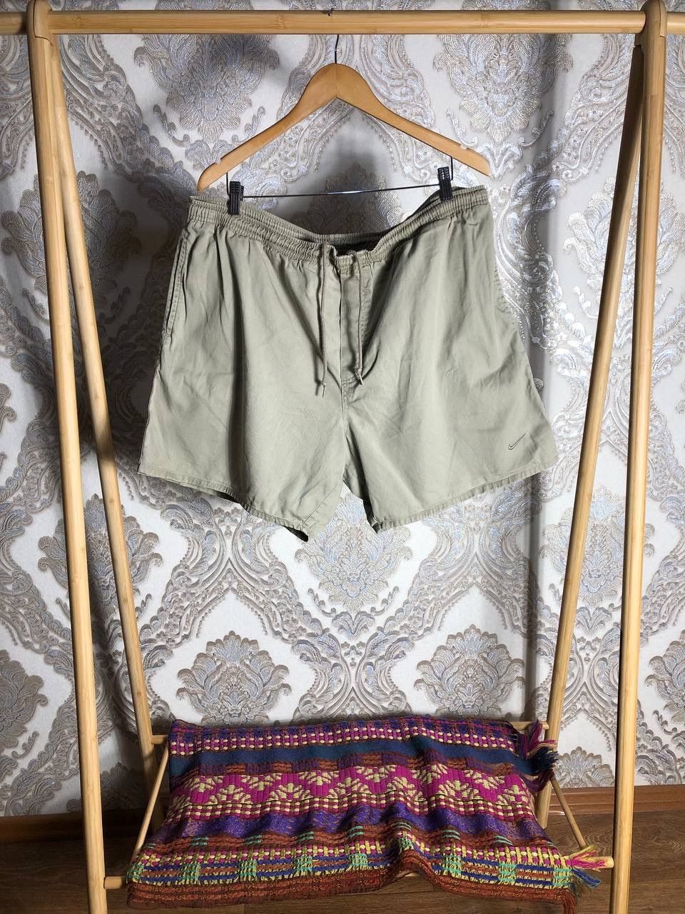 Nike × Vintage VERY RARE NIKE COTTON SHORTS RETRO DRILL SWOOSH Y2K 90s SK8 Size US 36 / EU 52 - 1 Thumbnail