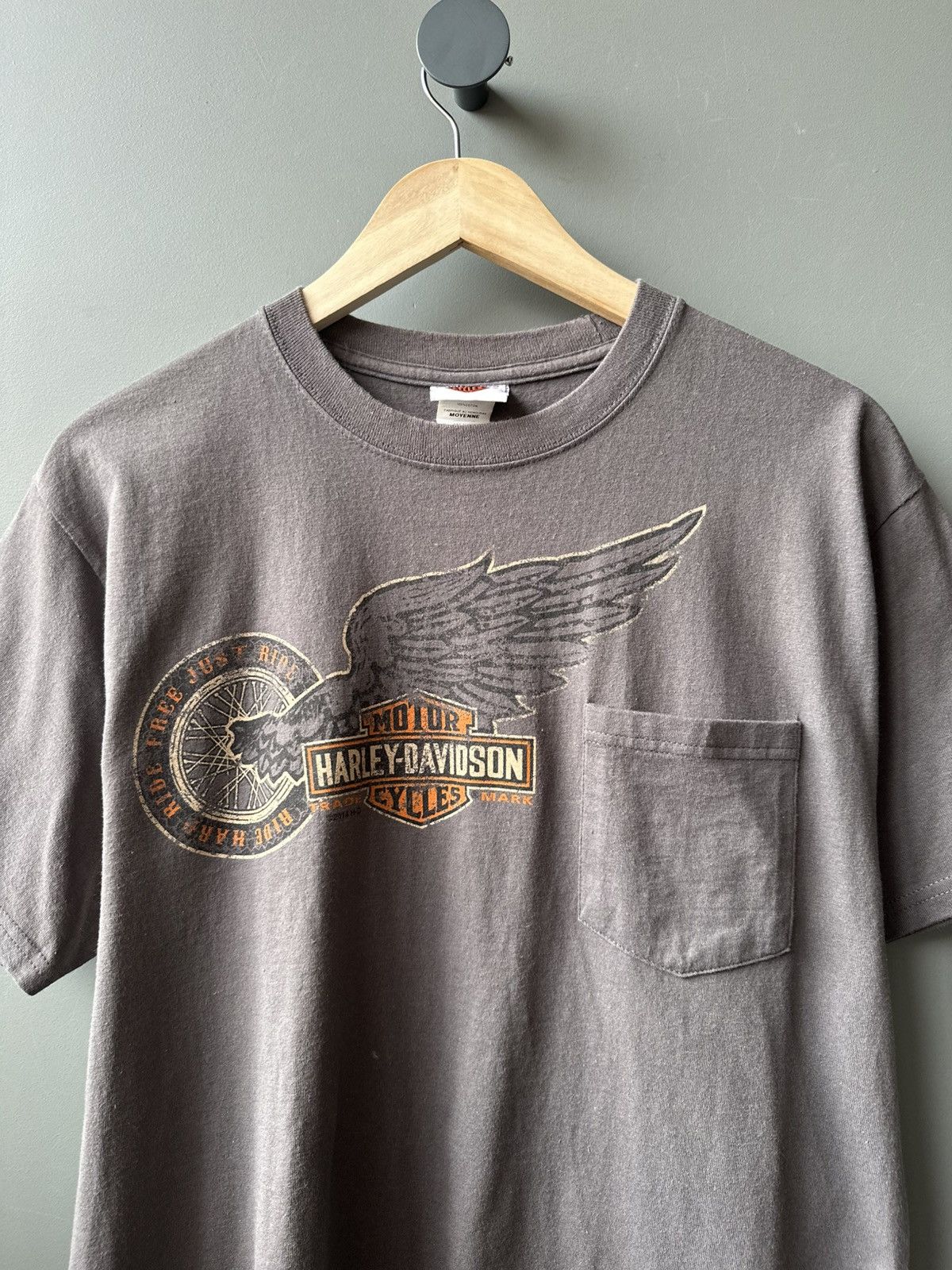 Harley Davidson Harley Davidson Maidstone England Reversible Graphic Tee Size US M / EU 48-50 / 2 - 2 Thumbnail
