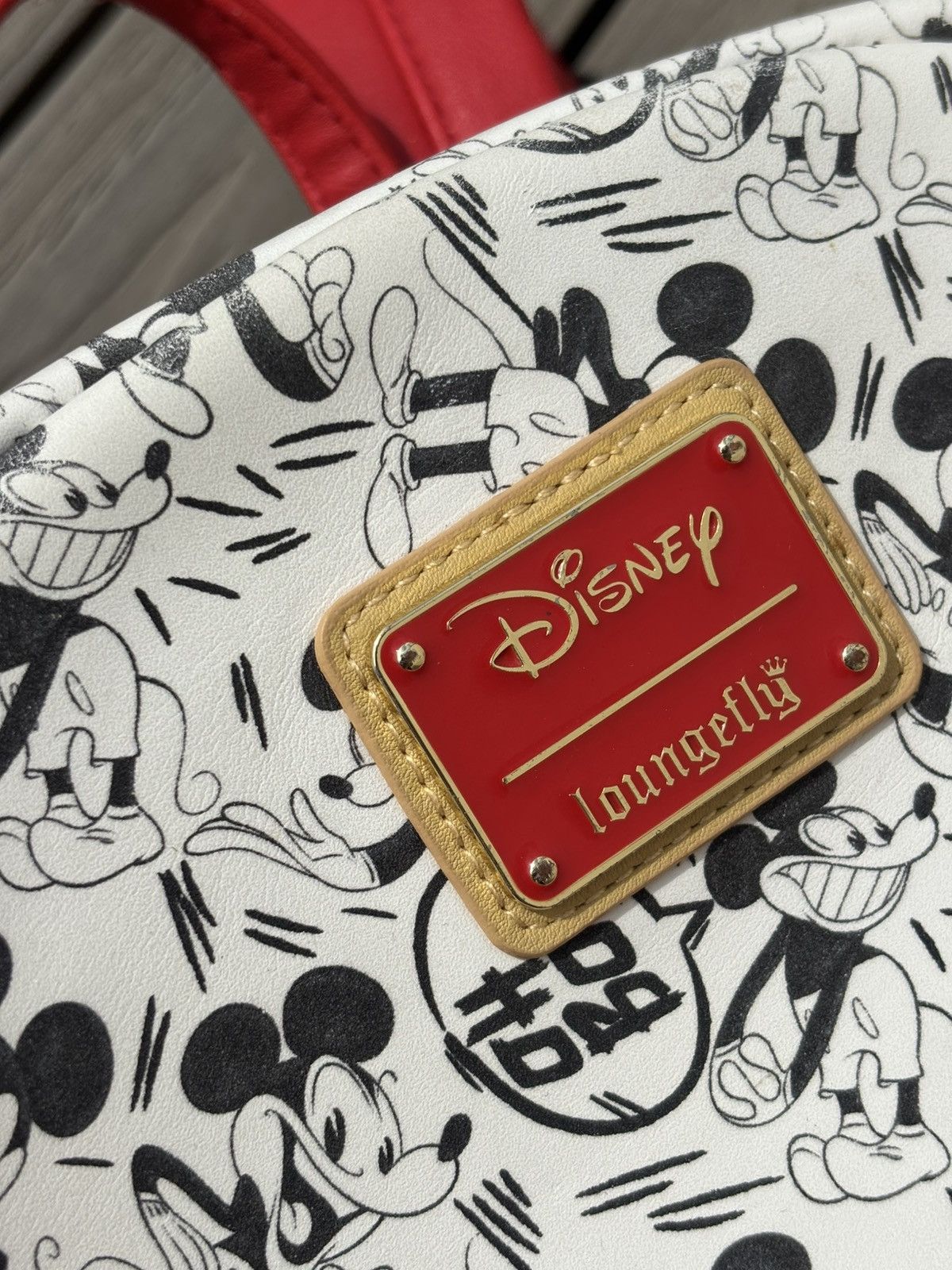 Disney Disney x Loungefly Mickey Mouse Mini Backpack Red White Size ONE SIZE - 4 Thumbnail