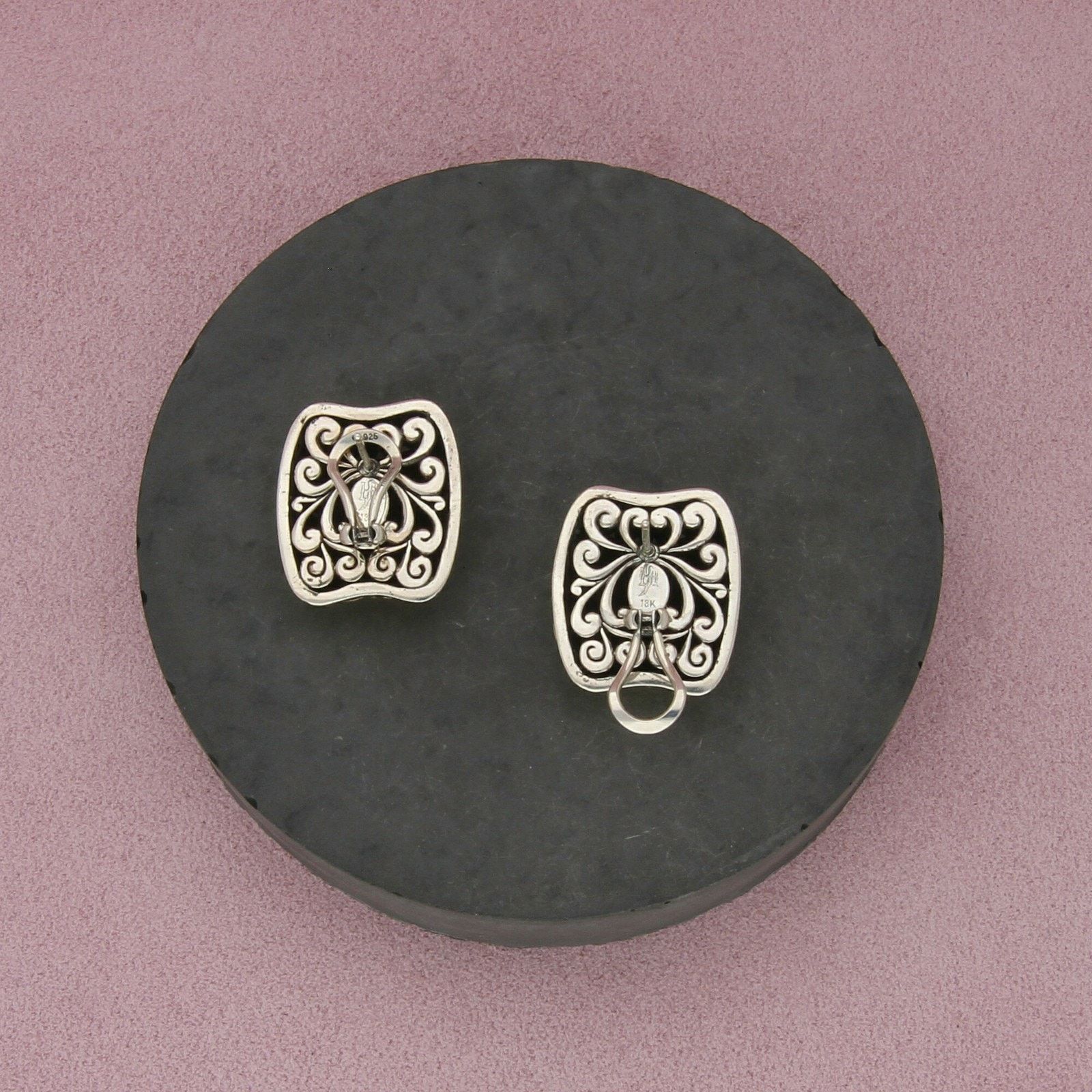 Sterling Silver john hardy sterling silver & 18k gold jaisalmer earrings Size ONE SIZE - 2 Thumbnail