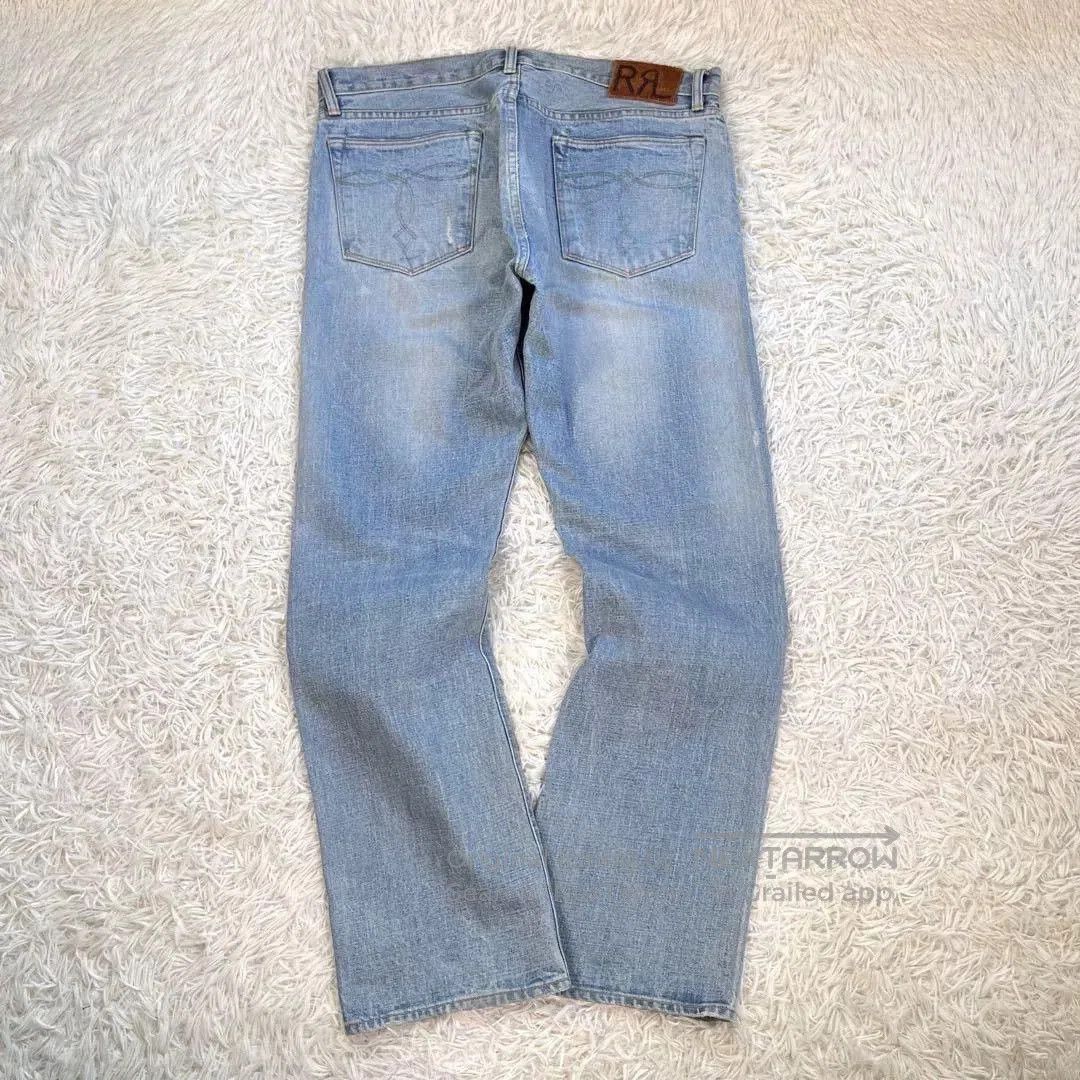 RRL Ralph Lauren classic selvedge denim boot cut pants. Size US 38 / EU 54 - 3 Thumbnail