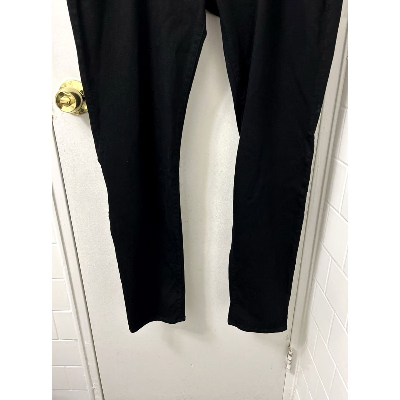 7 For All Mankind 7 For All Mankind Luxe Sport Jeans Mens 40x31 Black Slim Denim Cotton Blend Modal Elastane 5-Pocket Logo Size US 40 / EU 56 - 3 Thumbnail