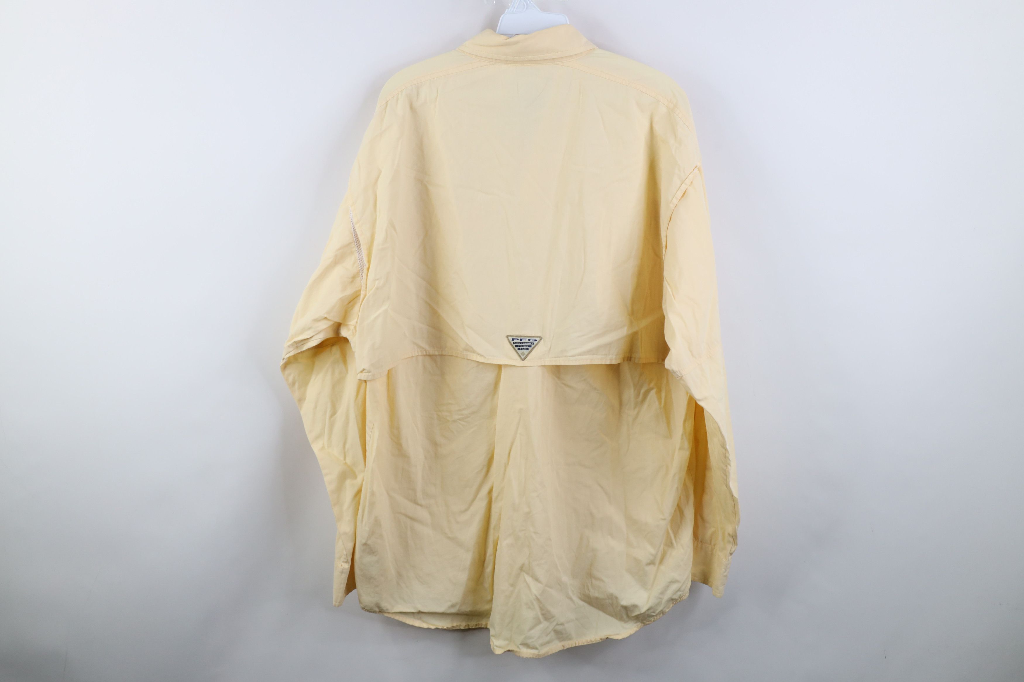 Columbia Vintage Columbia PFG Vented Fishing Button Down Shirt Yellow Size US L / EU 52-54 / 3 - 14 Thumbnail