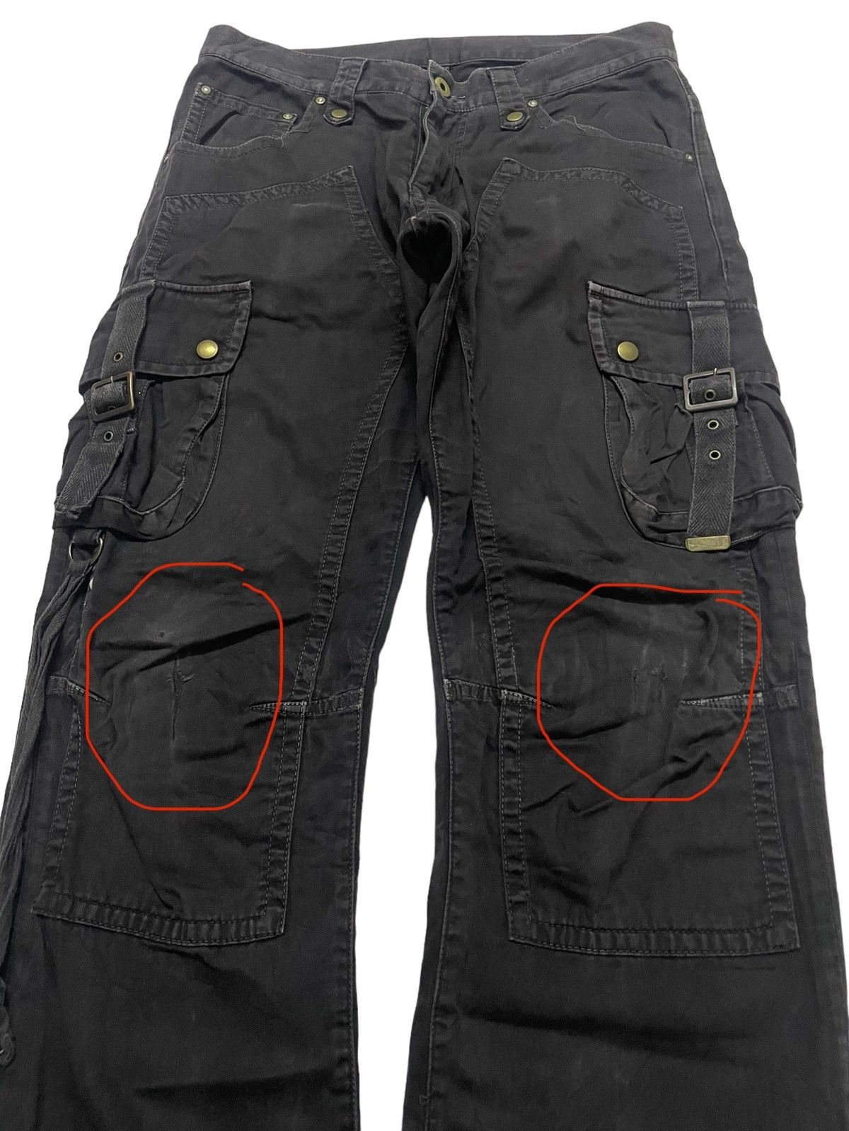 Issey Miyake × Tete Homme Tete Homme Double Knee Tactical Kargo Pants Size US 30 / EU 46 - 8 Thumbnail