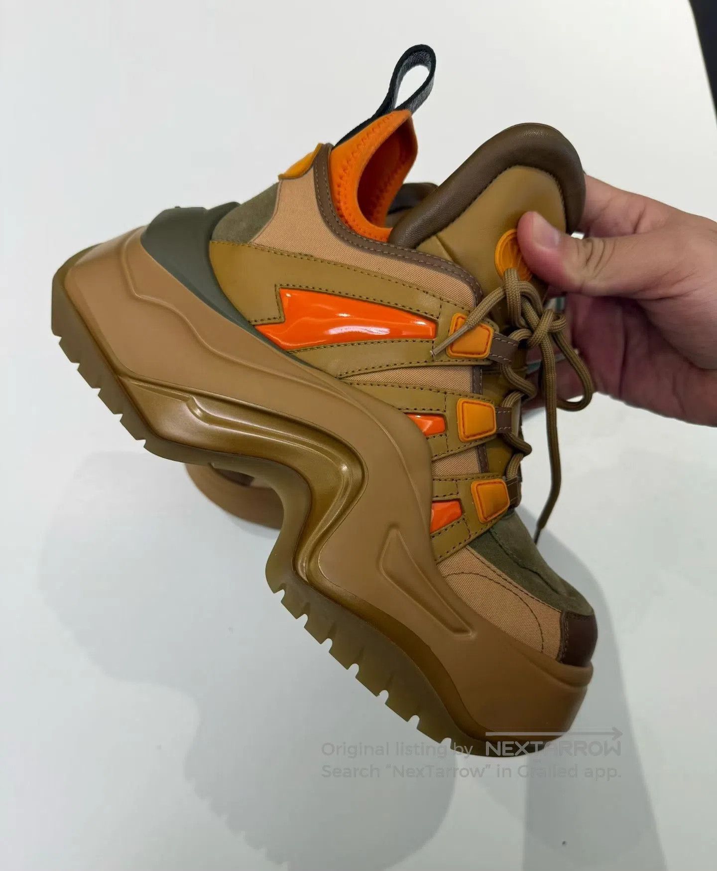 Louis Vuitton Louis Vuitton Caramel Color Thick Sole Dad Shoes| Size US 5.5 / EU 38 - 5 Thumbnail