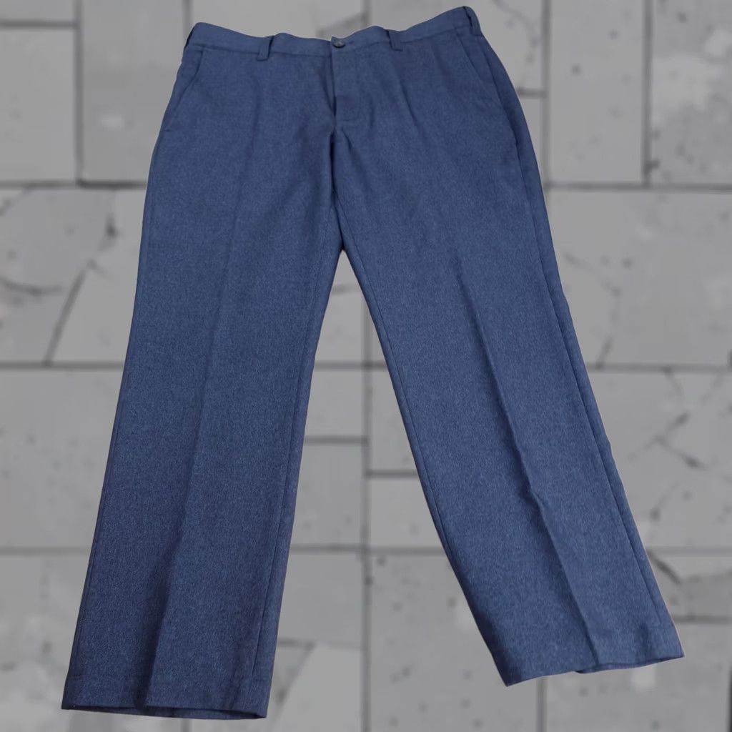 Vintage VINTAGE Bluffworks? (No, not vintage) Bluffworks Pants 34 x 27 Blue Solid Gramercy Men Regular Inseam 27 Pants Chino Stretch" Size US 34 / EU 50 - 1 Thumbnail