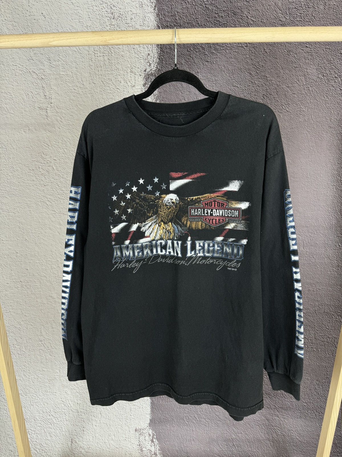 Harley Davidson Harley-Davidson Motorcycles American Legend vintage 2013 tee Size US L / EU 52-54 / 3 - 1 Thumbnail