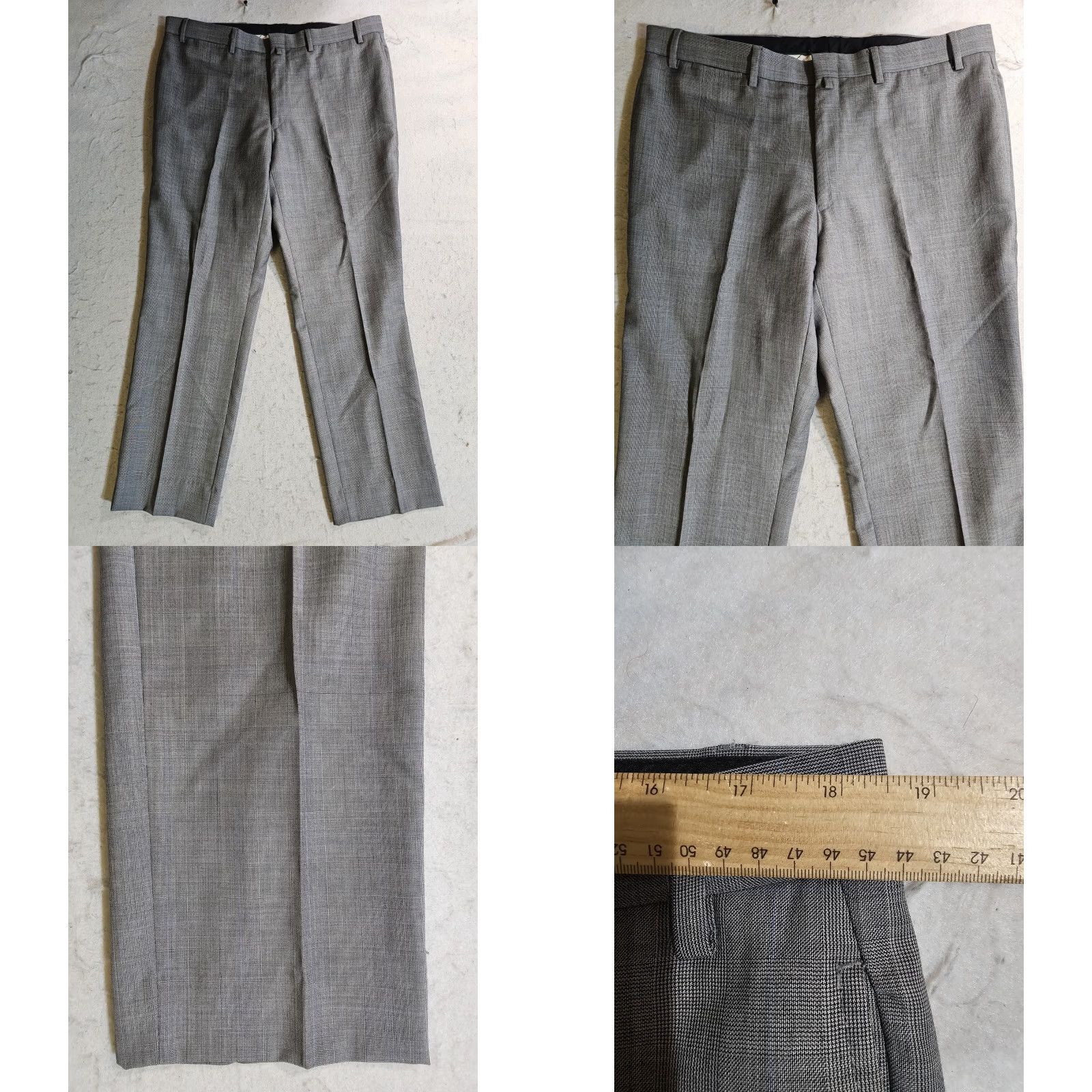 Ralph Lauren Lauren Ralph Lauren Black Label 2 Piece Suit Men 42R 36W 30L Solid Gray Slim Fit Size 42R - 9 Thumbnail