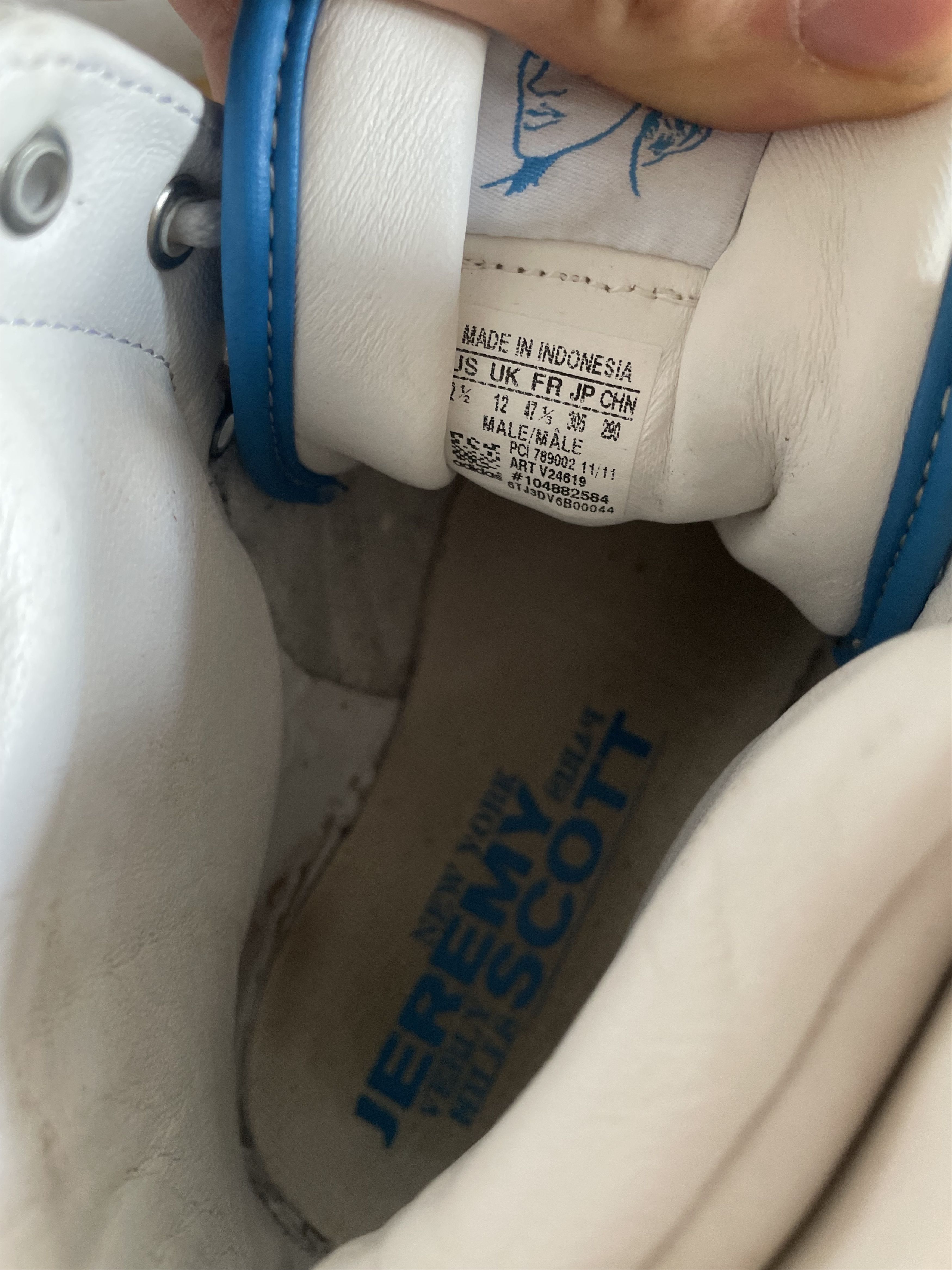 Adidas × Jeremy Scott JS Wings 2.0 USA Stars & Stripes Size US 12.5 / EU 45-46 - 10 Thumbnail