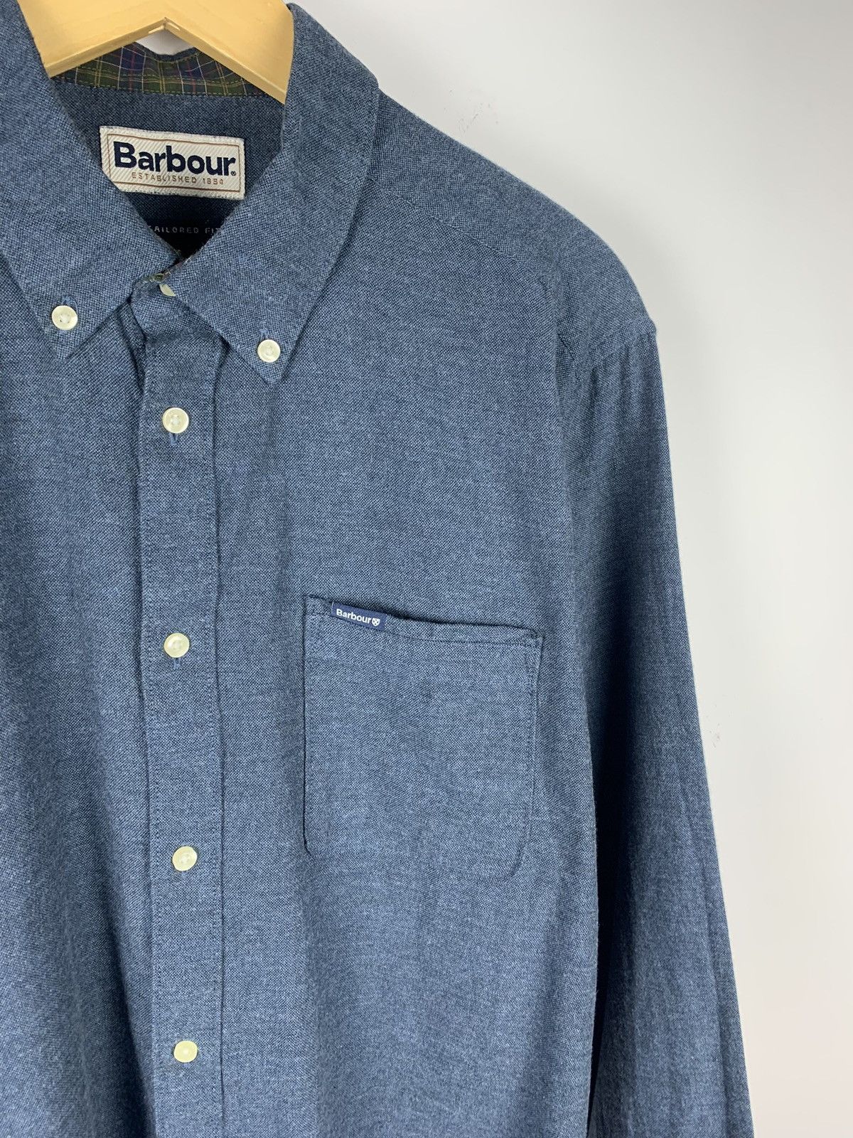 Barbour Barbour Tailored Fit Shirt Buttons Ups Long Sleeve Size M Size US M / EU 48-50 / 2 - 4 Thumbnail