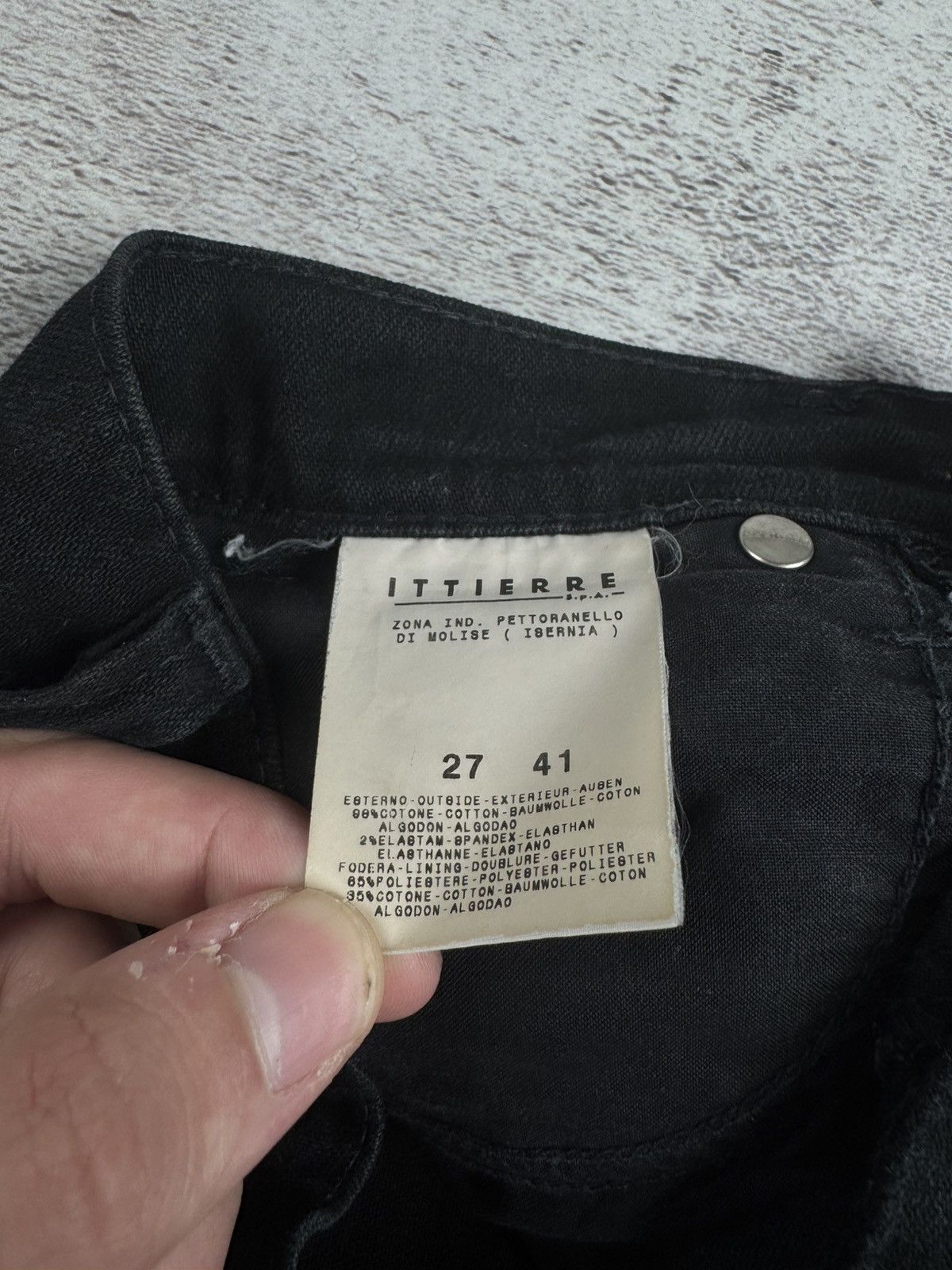 Versace Jeans Couture Versace Couture W27 Size 41 Women’s Straight Black Vintage Denim Jeans Trousers Size 27" / US 4 / IT 40 - 17 Thumbnail
