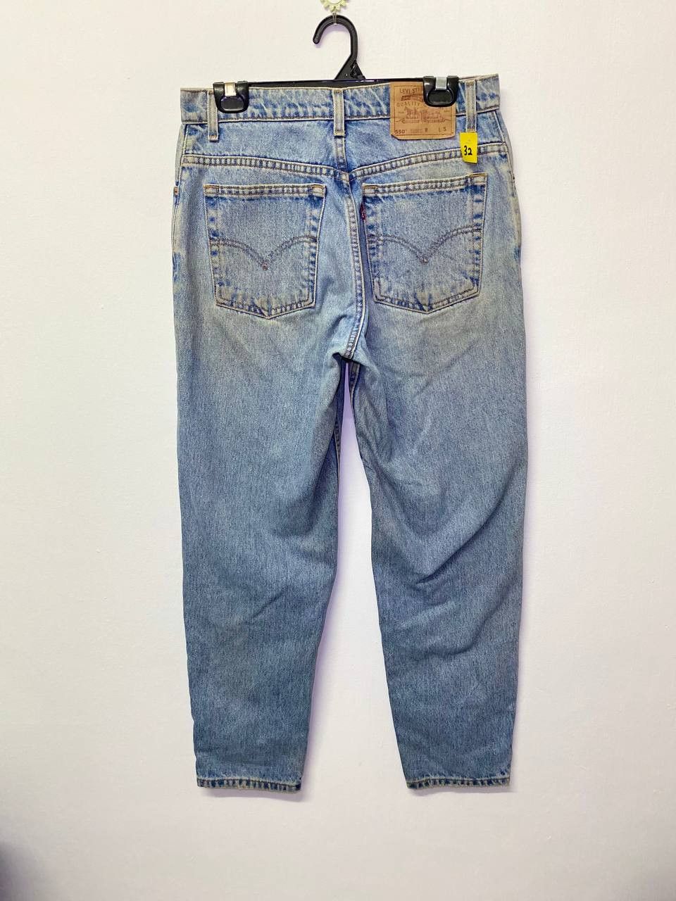 Levi's vintage levis 550 lightwash denim nice design Size US 32 / EU 48 - 1 Thumbnail