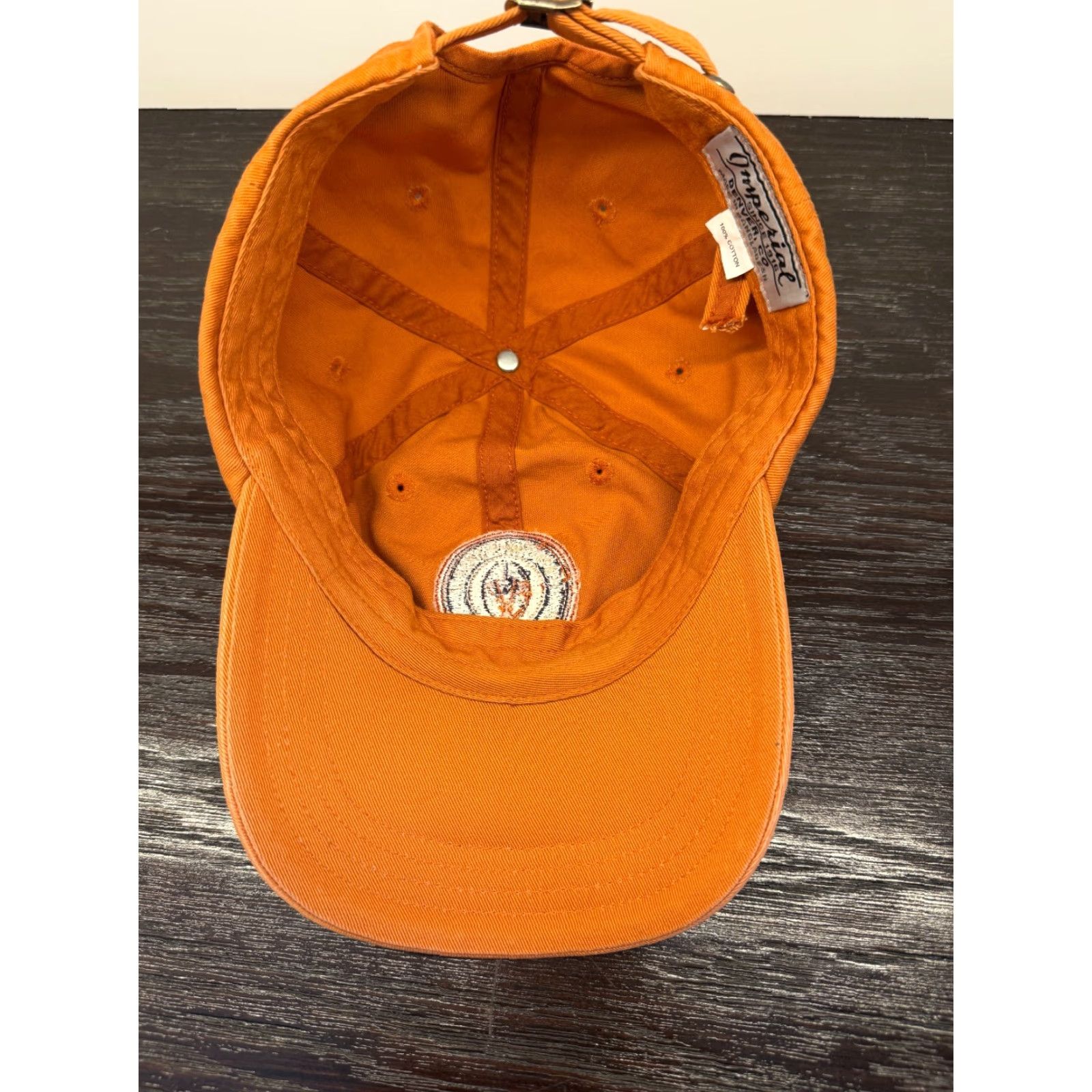 Imperial Imperial Golf Hat Cap Men's One Size Orange Adjustable Strapback Team Championship Sports Size ONE SIZE - 6 Thumbnail