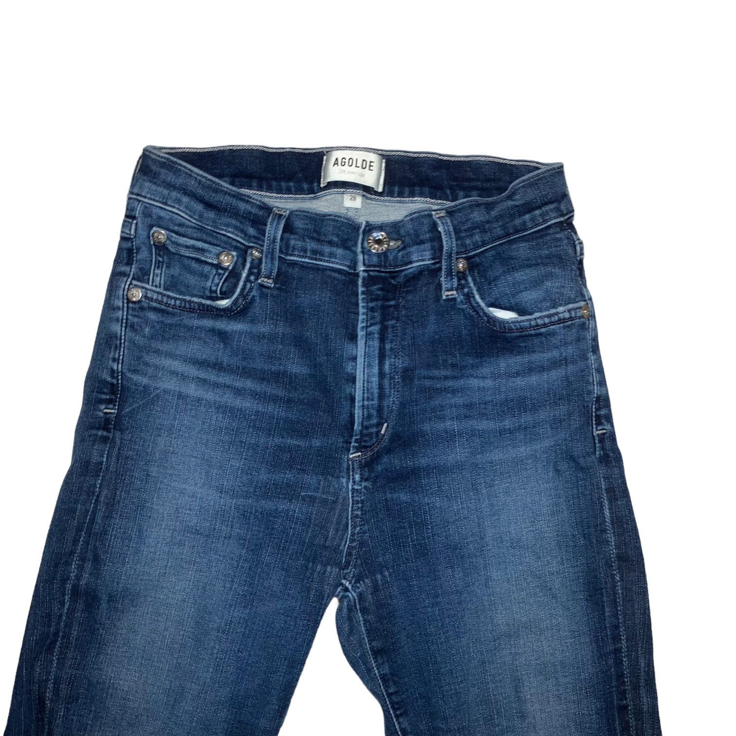 Agolde Sophie Cropped Medium Wash high rise Jean-28