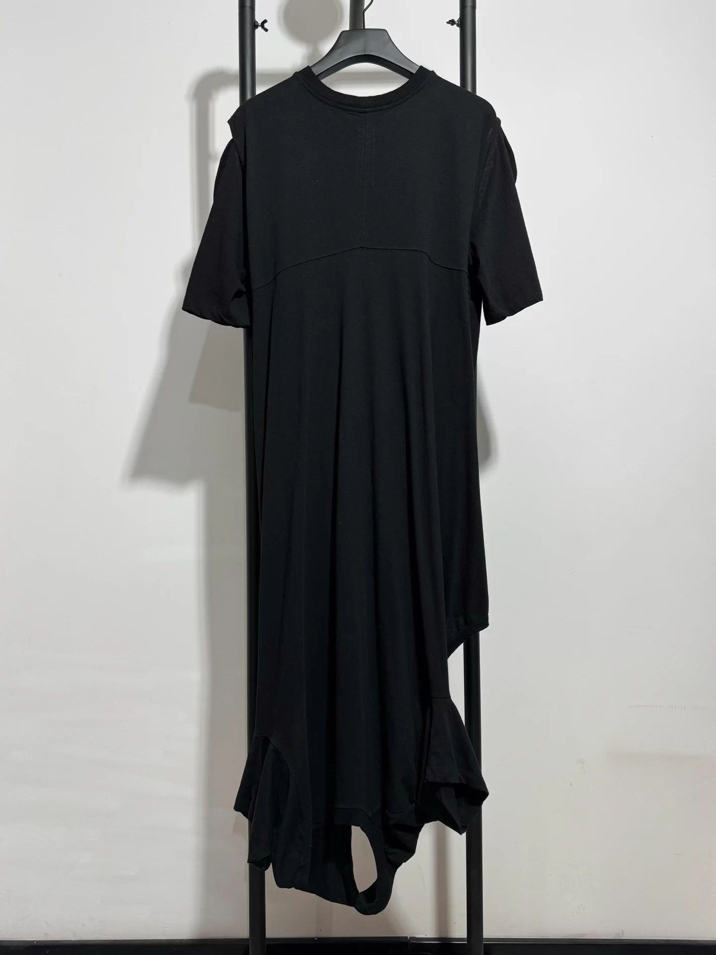 Rick Owens RO Irregular Short Sleeve Tee M Size US M / EU 48-50 / 2 - 2 Thumbnail