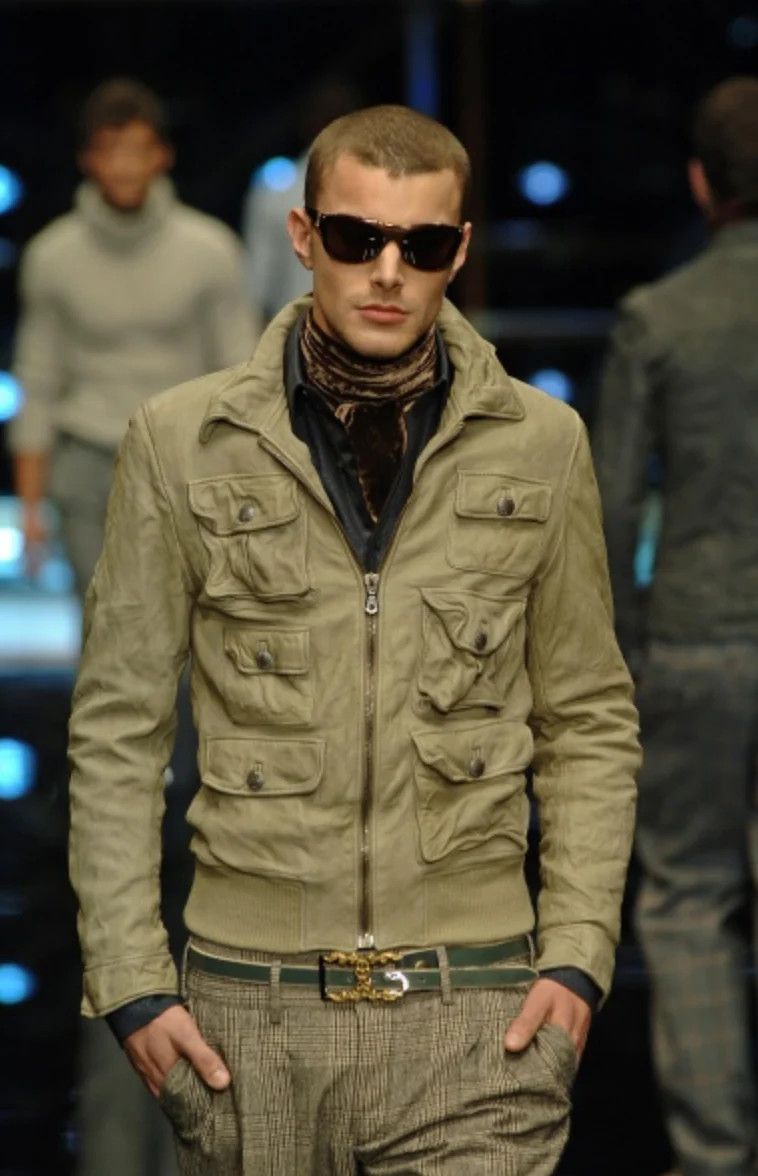 Dolce & Gabbana F/W 2006 RUNWAY LAMBSKIN LEATHER JACKET Size US M / EU 48-50 / 2 - 1 Thumbnail