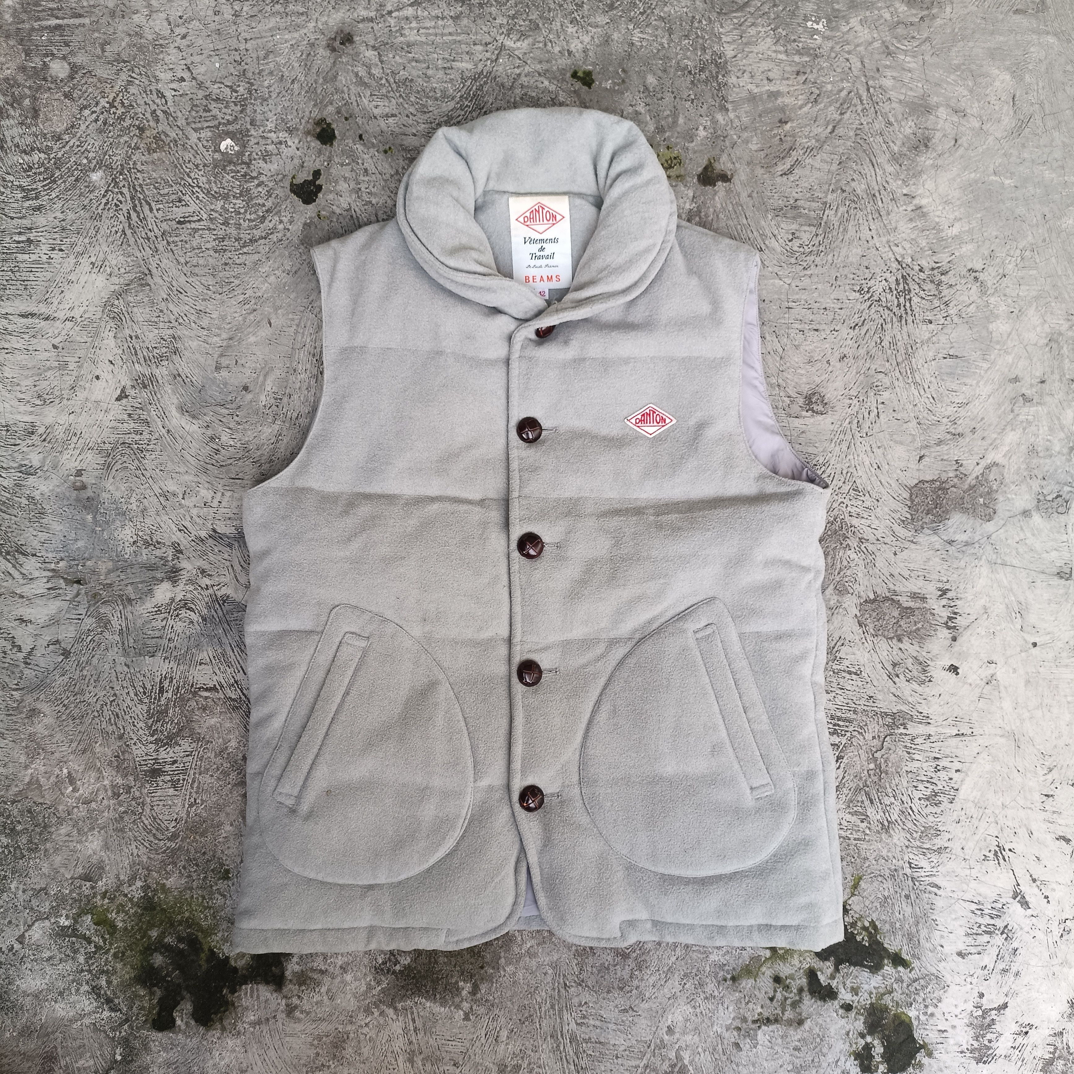 Beams Plus Danton X beams Vest puffer Grey Size US M / EU 48-50 / 2 - 1 Thumbnail