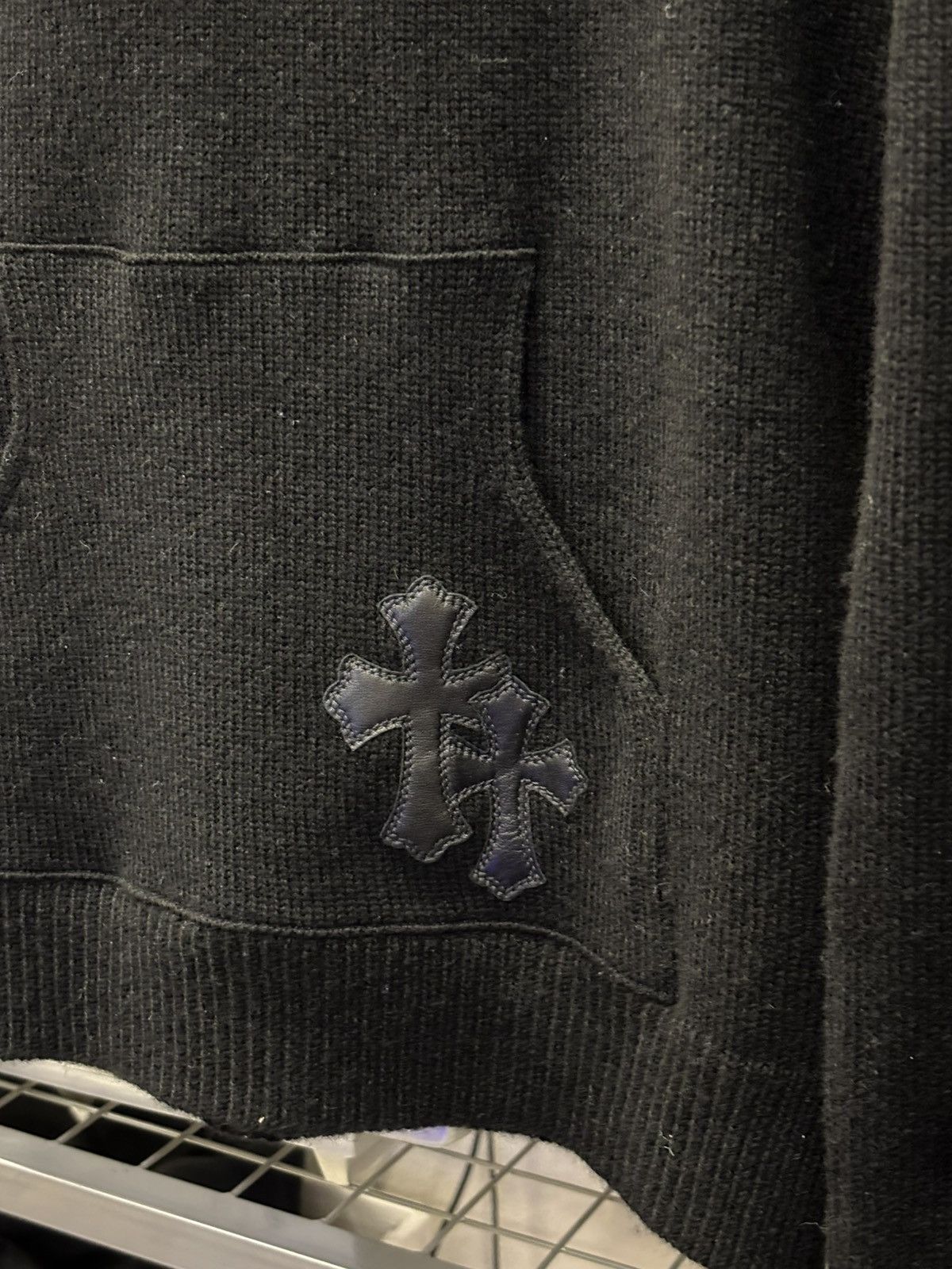 Chrome Hearts chrome hearts cross patches cashmere sweater Size US XS / EU 42 / 0 - 8 Thumbnail