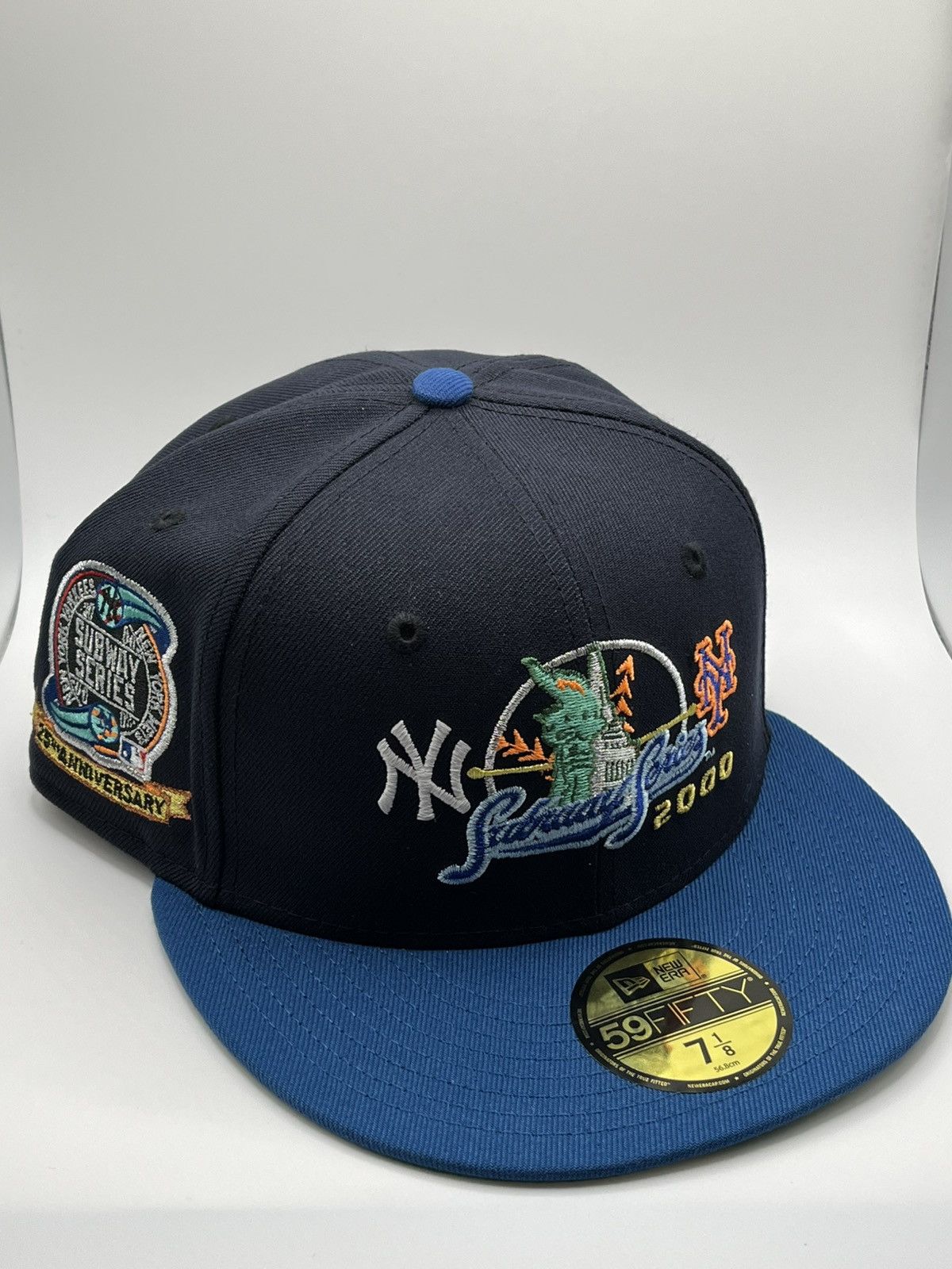 【cap】NewEra×Awake×NewYorkMets 7 1/2 Awake NY Subway Series 59Fifty Fitted Cap Collection by