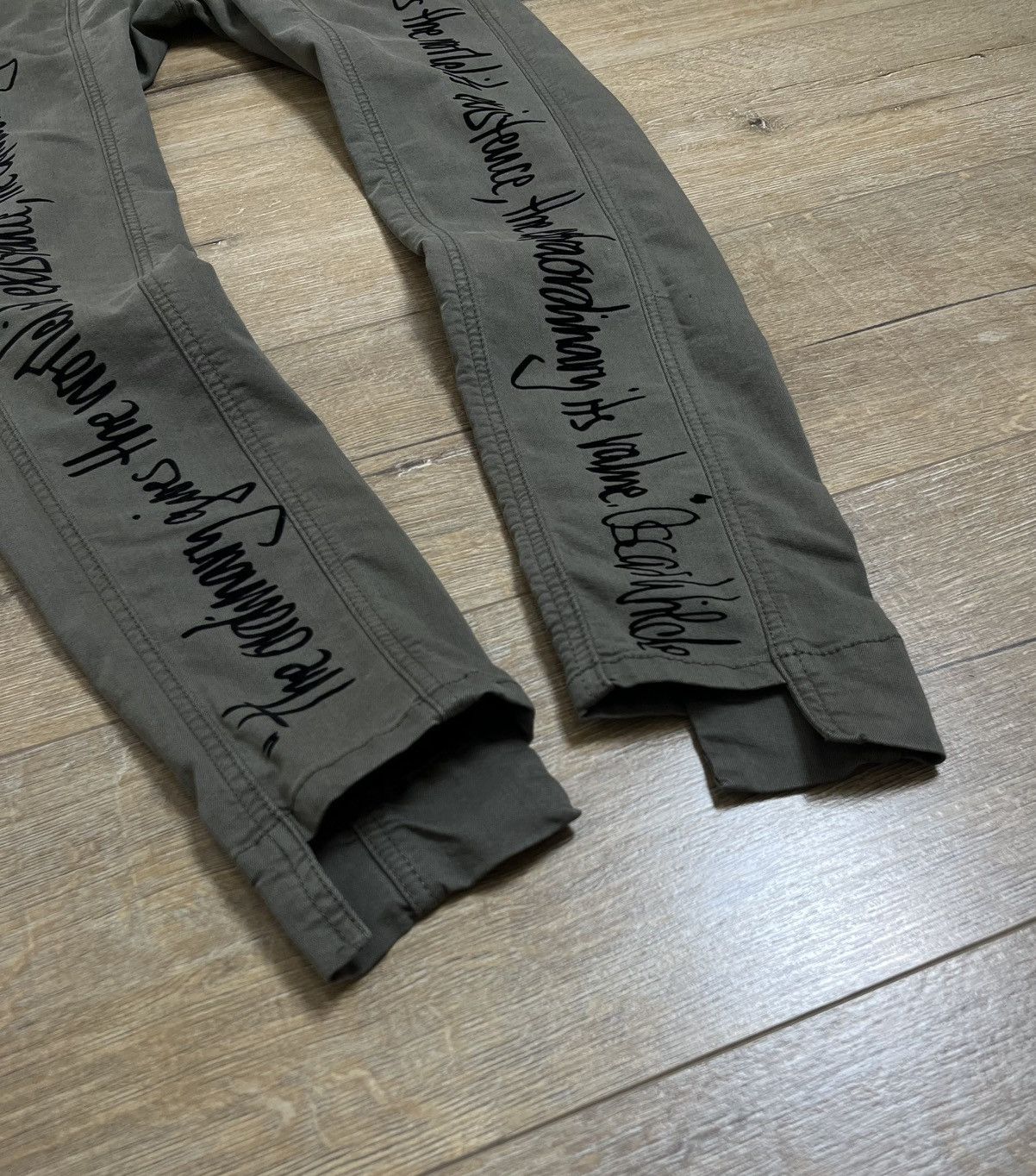 Annette Gortz Anette Görtz Painted Olive Trousers Size 24" / US 00 / IT 34 - 13 Thumbnail