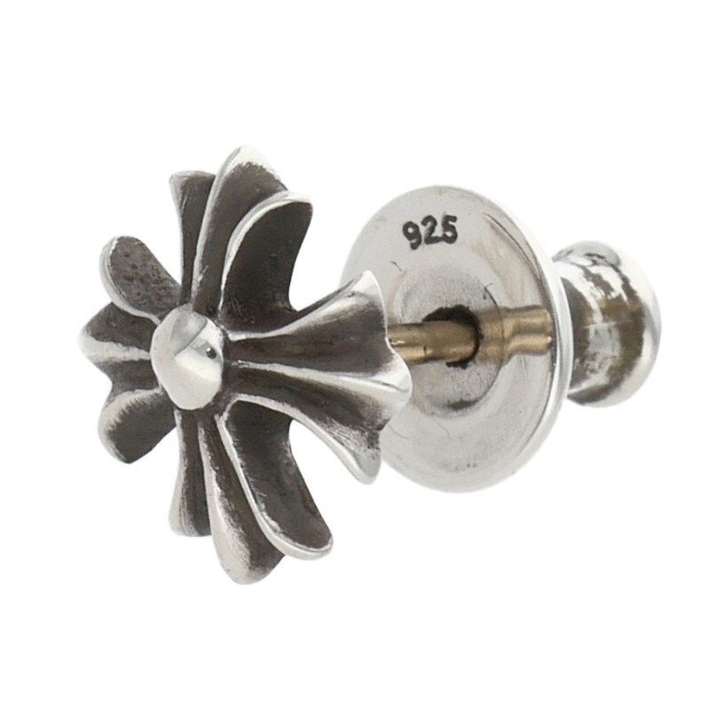 Chrome Hearts Chrome Hearts Plus Stud Silver Earring Size ONE SIZE - 1 Thumbnail