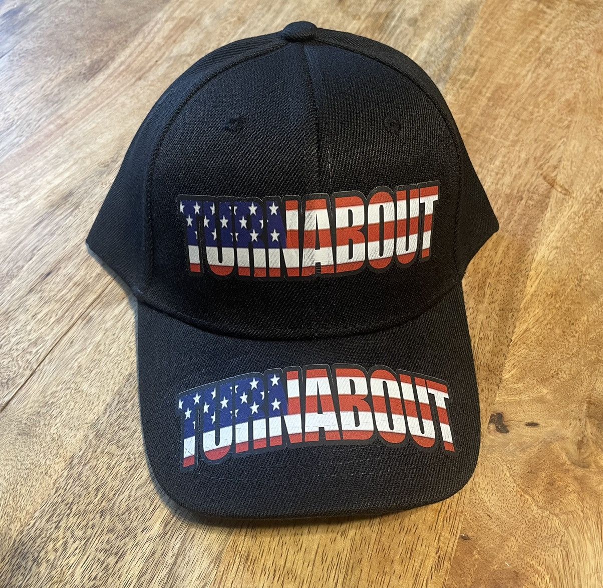 image of Drain Gang x Fuck The Population Turnabout/grimy Kids-Usa Letter Hat Haunted Mound Sematary in Blac