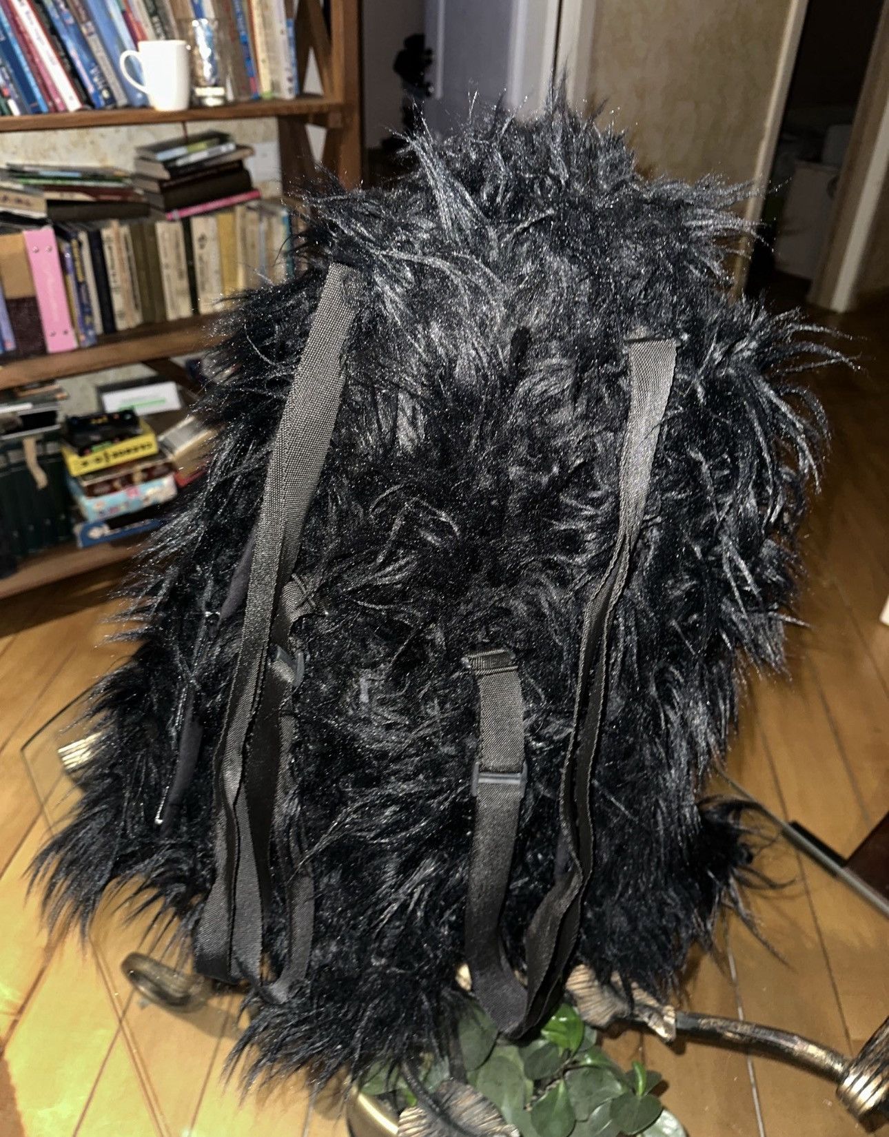 Custommade × Handmade × Other Custom Fur Y2K Backpack Bunny, Goth Rabbit Size ONE SIZE - 4 Thumbnail