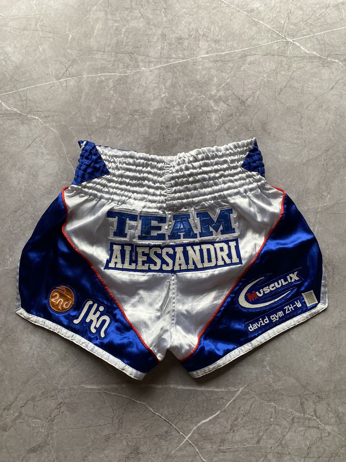 Vintage Vintage THAI4MORE Muay Thai Boxing Training David Gym Shorts Size US 34 / EU 50 - 10 Thumbnail