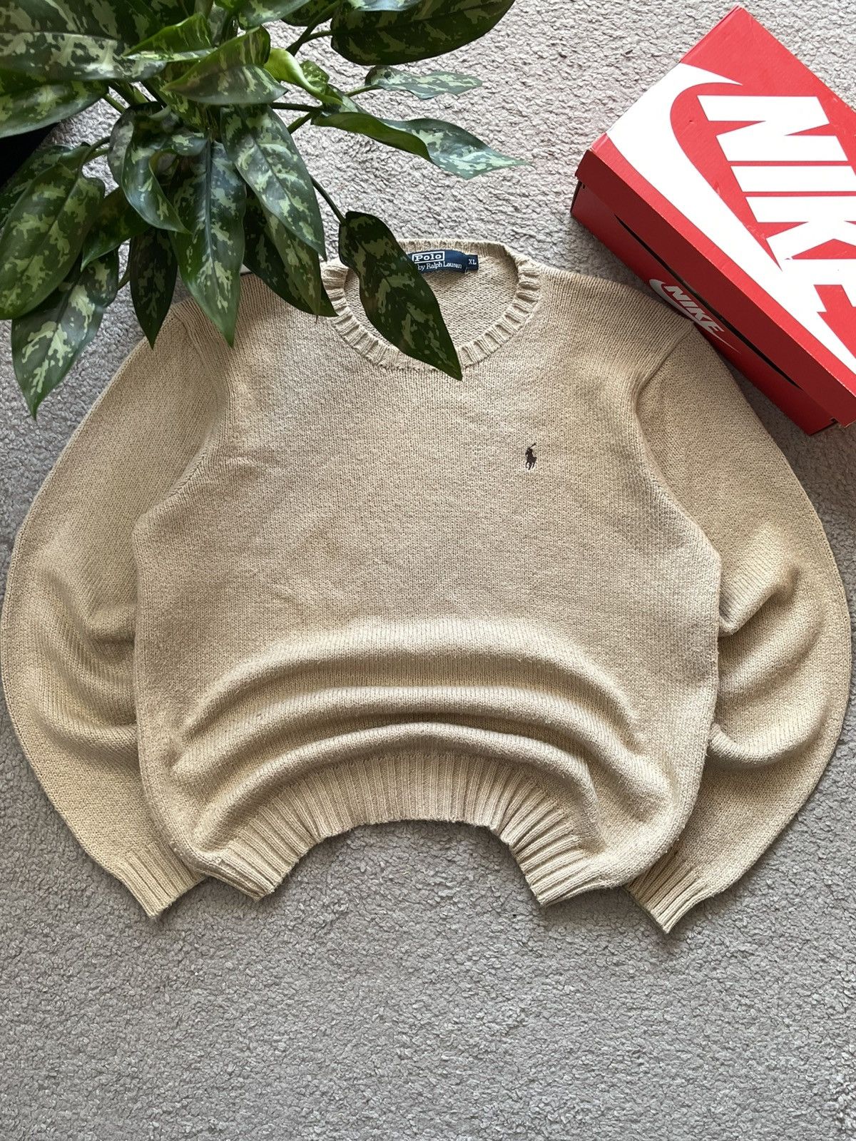 Polo Ralph Lauren × Vintage Sweater Polo Ralph Lauren oldmoney drip drill Size US XL / EU 56 / 4 - 1 Thumbnail