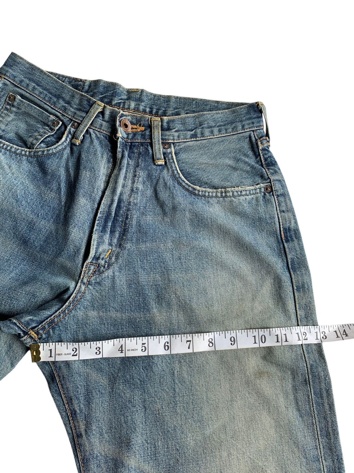 Edwin × If Six Was Nine × Kapital VINTAGE EDWIN 505 SELVEDGE BAGGY JAPANESE DISTRESSED DENIM🎌 Size US 28 / EU 44 - 17 Thumbnail
