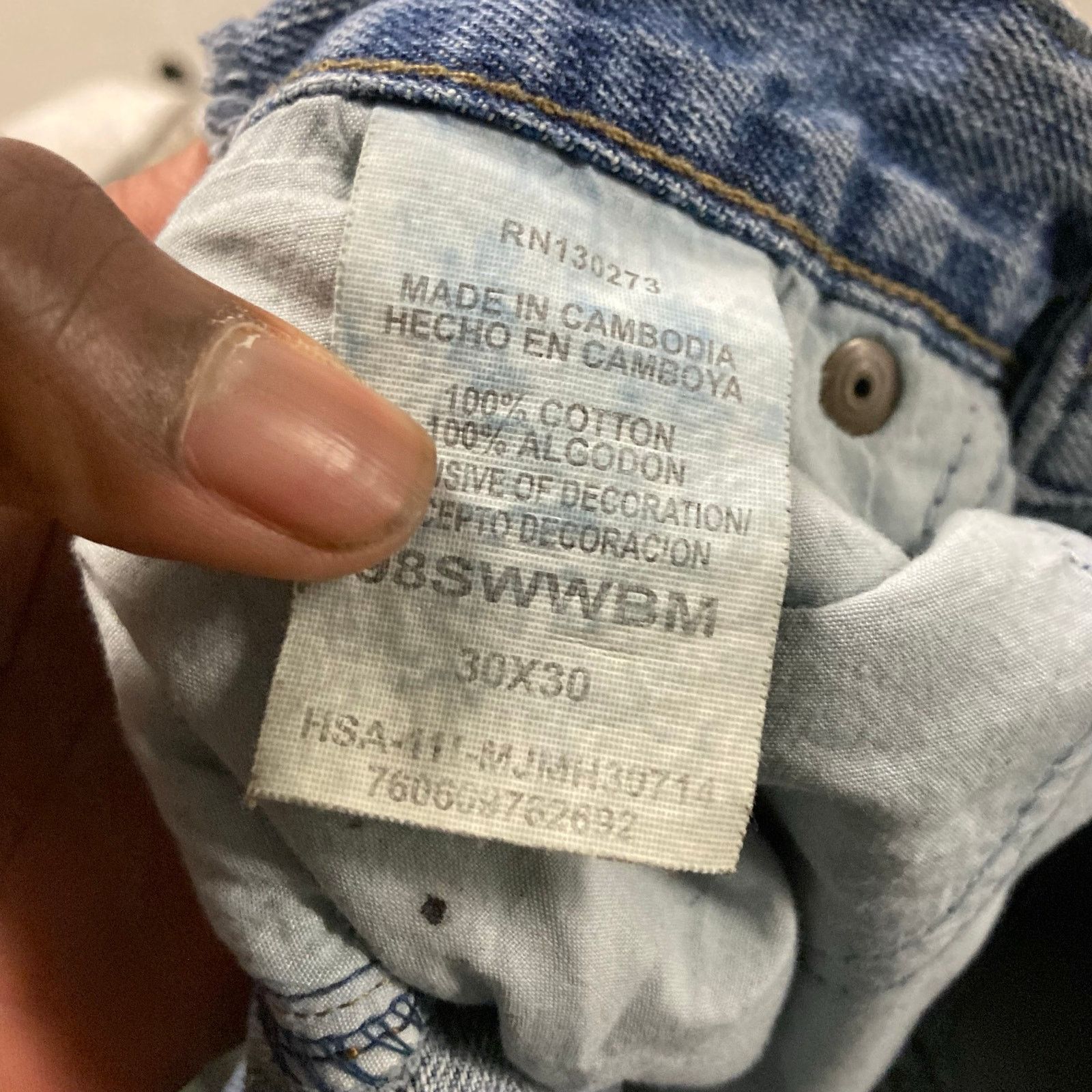 Wrangler Thrashed wrangler western bootcut jeans 30x30 Size US 30 / EU 46 - 5 Thumbnail
