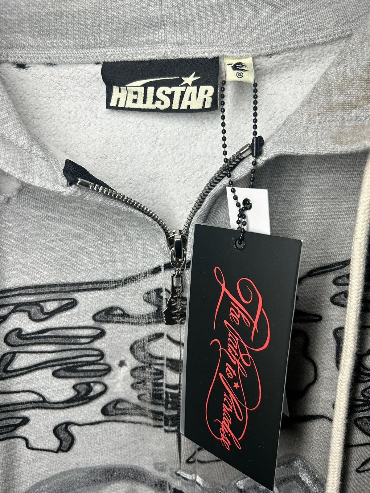 Hellstar yoga zip hoodie