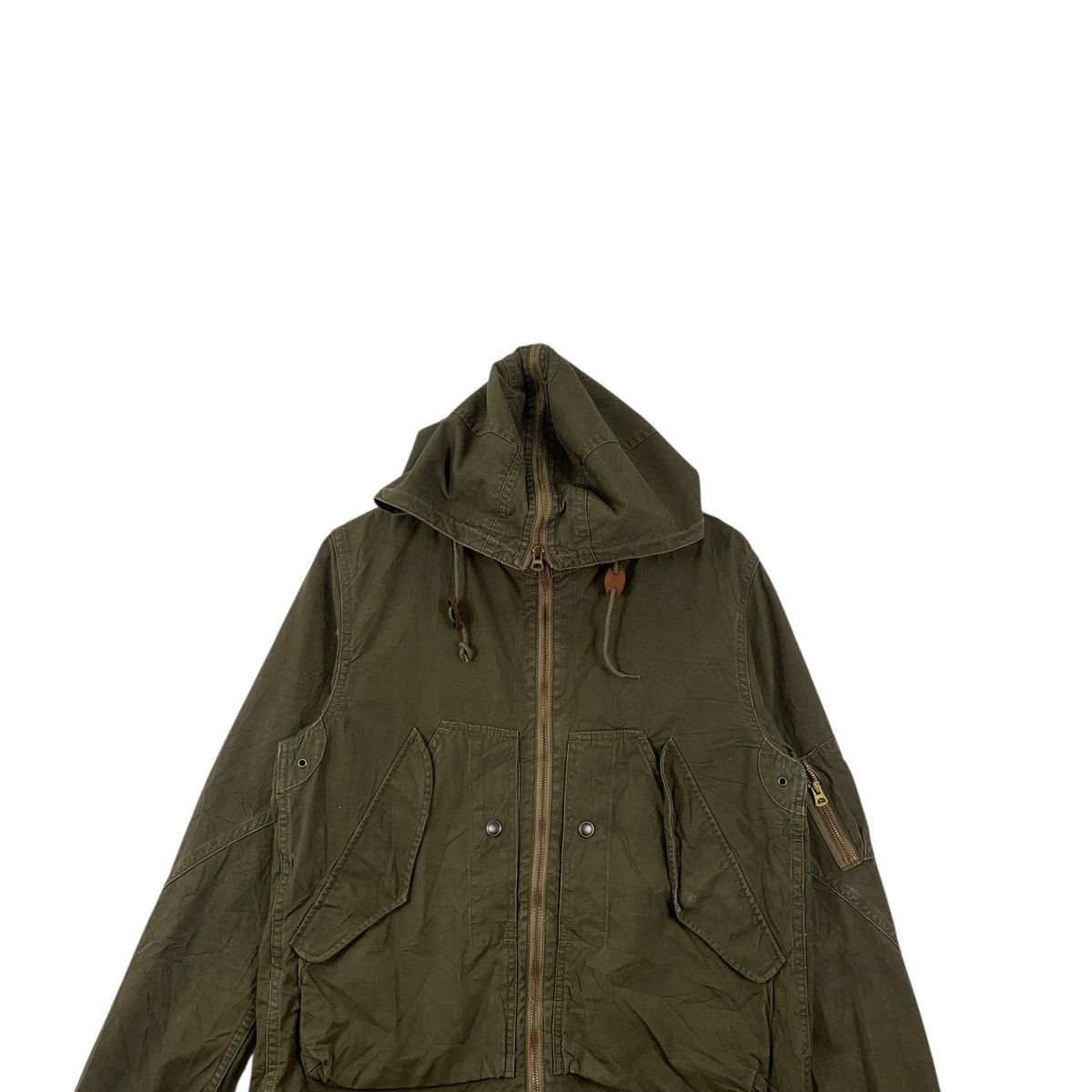 Johnbull Vintage JOHNBULL JAPAN Military Army Denim Jeans Jacket Size US L / EU 52-54 / 3 - 2 Thumbnail