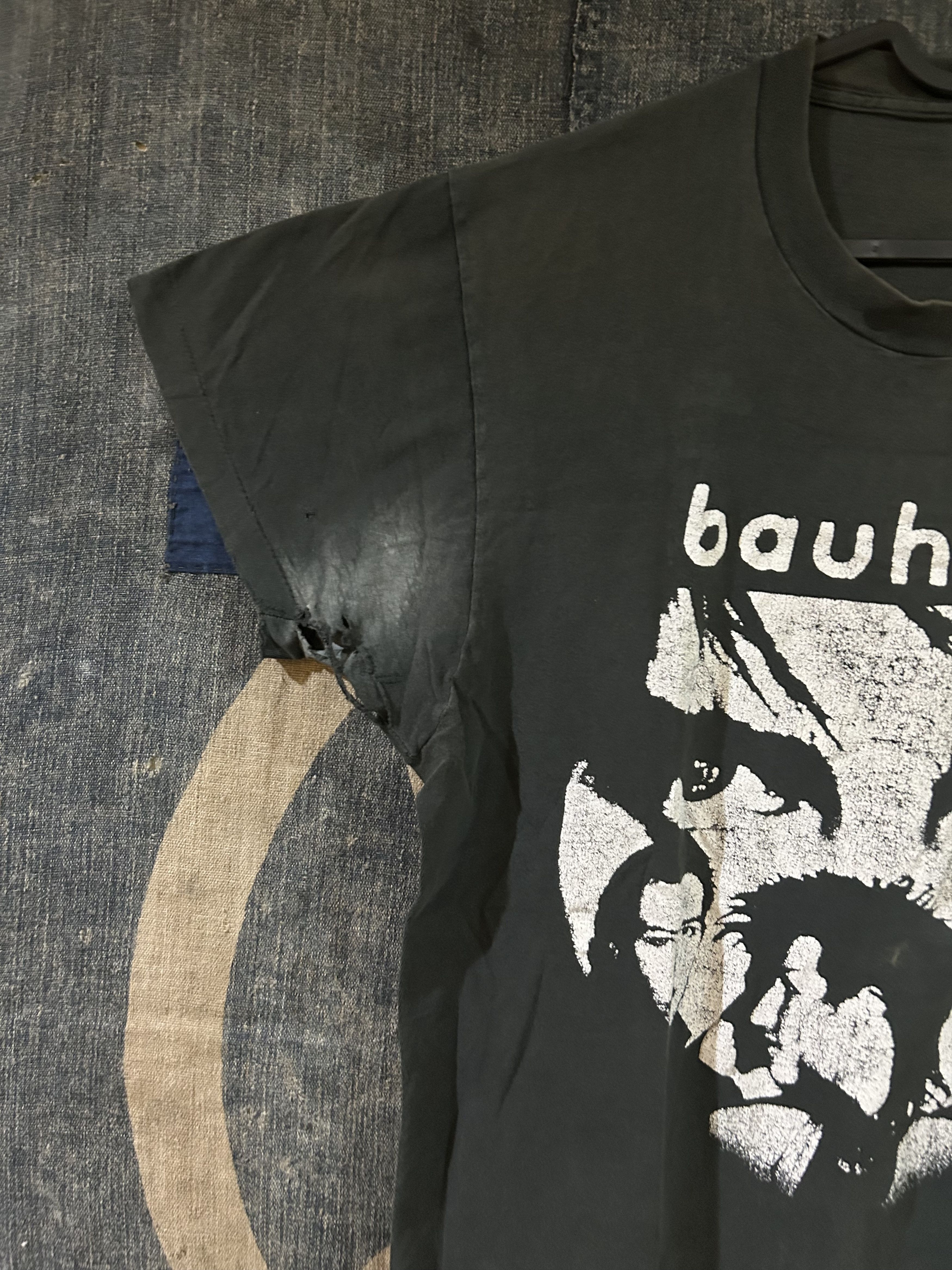 Vintage Bauhaus Band T Shirt Punk Goth Peter Murphy Siouxsie