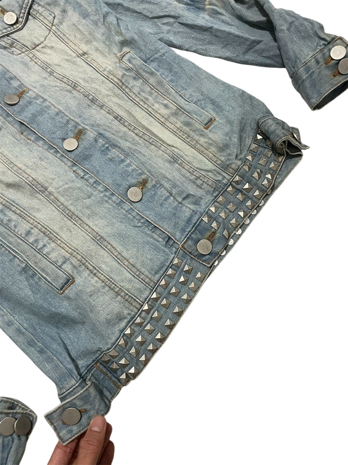 Japanese Brand GLAD NEWS DENIM JACKET Crazy skull Size US S / EU 44-46 / 1 - 5 Thumbnail