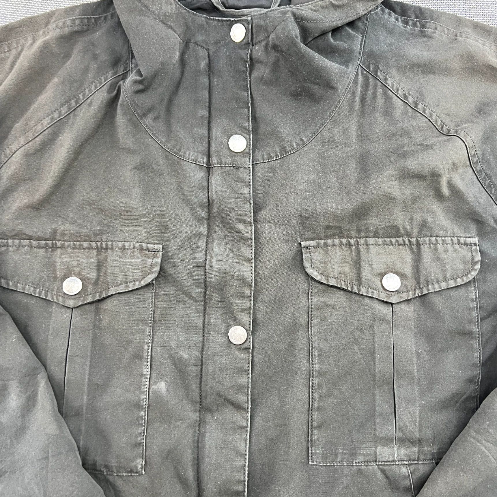 Vintage VINTAGE Fjällräven Greenland Parka Jacket G-1000 Womens XL Green Hooded Size XL / US 12-14 / IT 48-50 - 6 Thumbnail