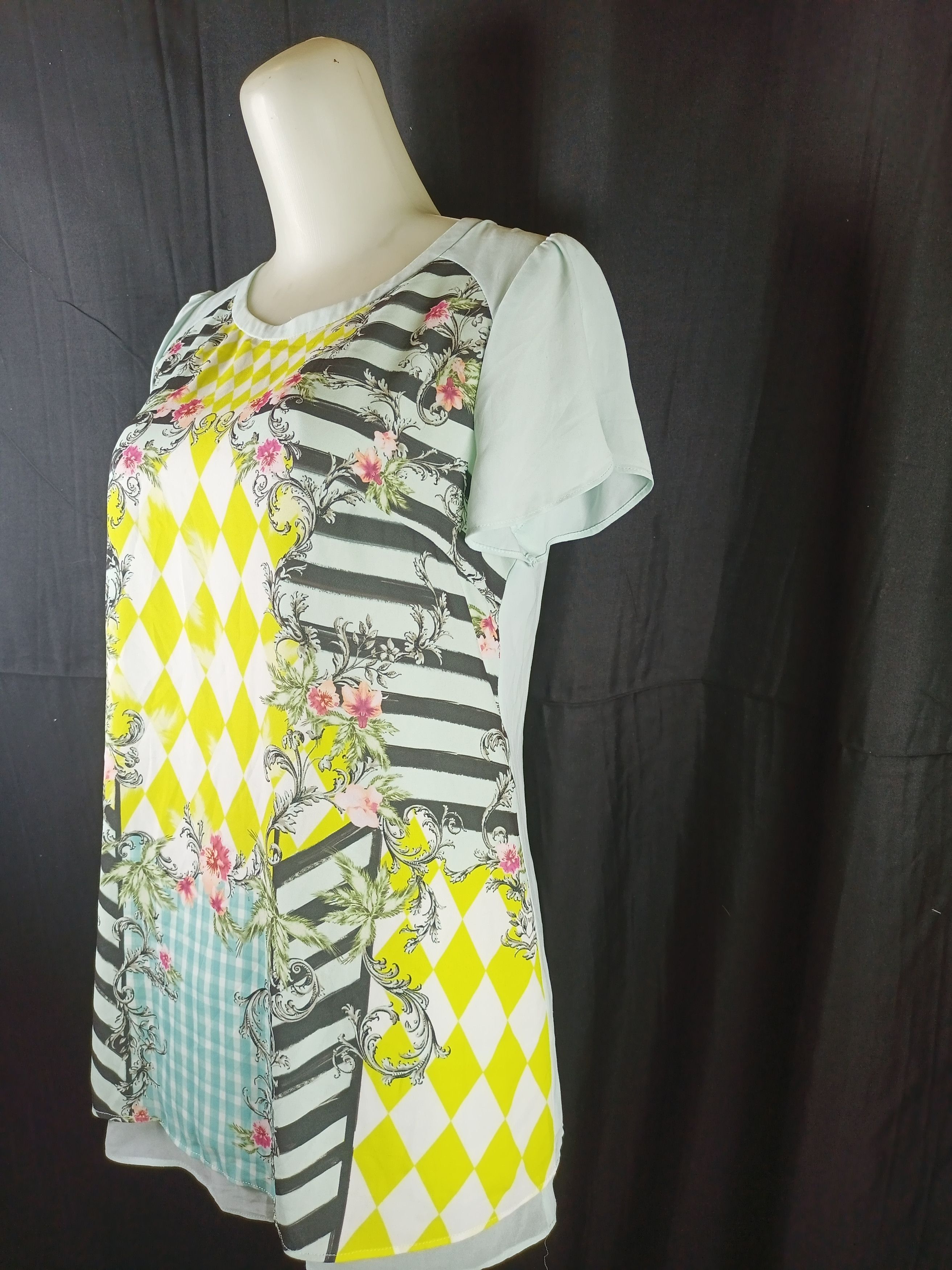 Other ISABEY DE PARIS Women's Dress Multicolor Floral Print Size XS / US 0-2 / IT 36-38 - 12 Thumbnail