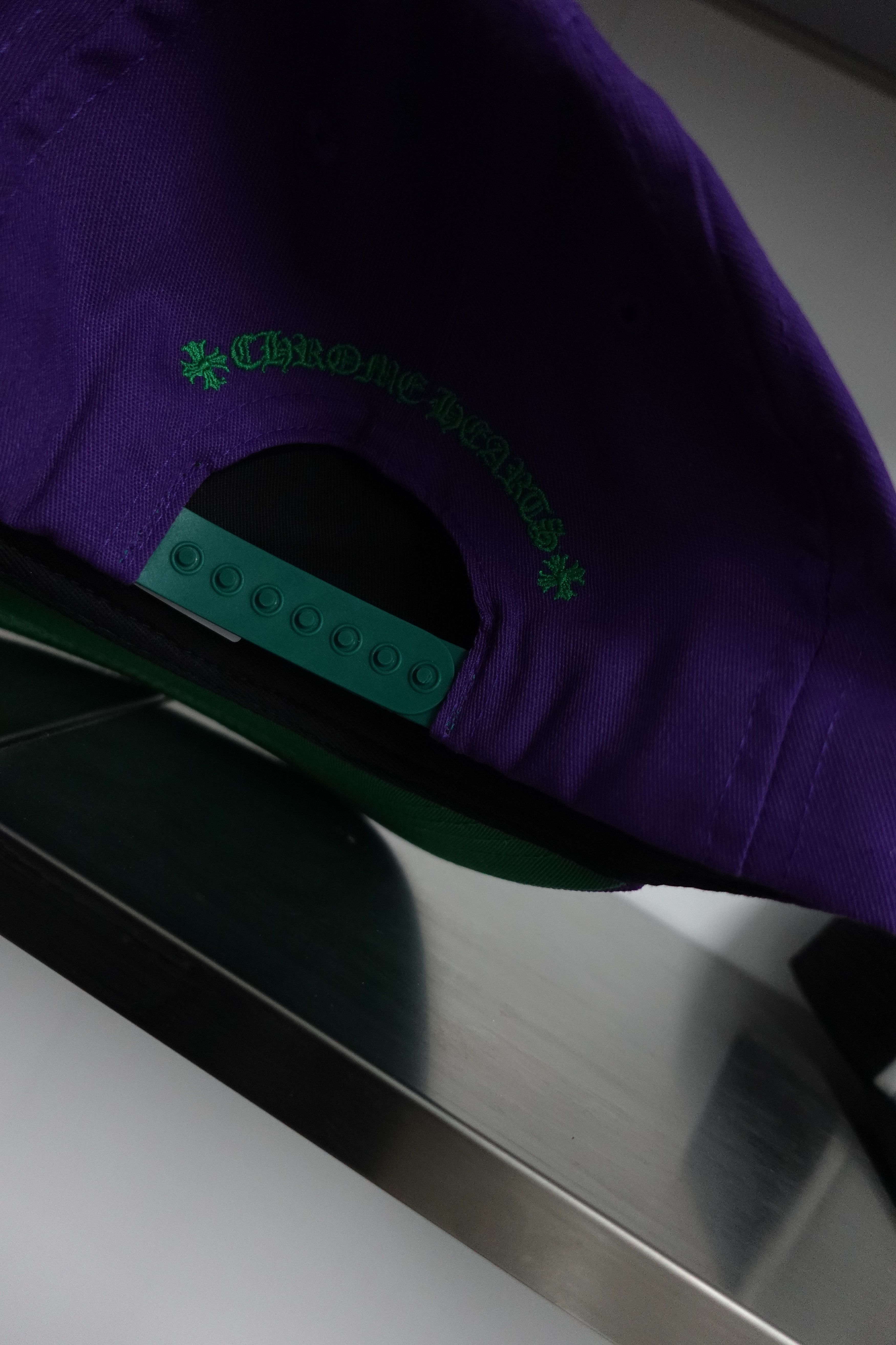 Chrome Hearts CHROME HEARTS LETTER HAT PURPLE GREEN Size ONE SIZE - 4 Thumbnail