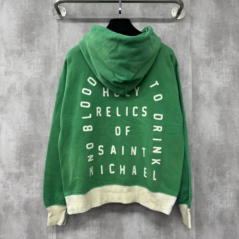 Saint Michael Saint Michael Colour matching to make old letter hoodies Size US M / EU 48-50 / 2 - 2 Thumbnail