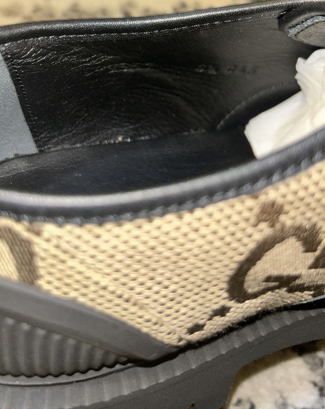 Gucci Gucci Monogram Jumbo GG Miro Soft Calfskin Loafers Size US 8.5 / EU 41-42 - 11 Thumbnail