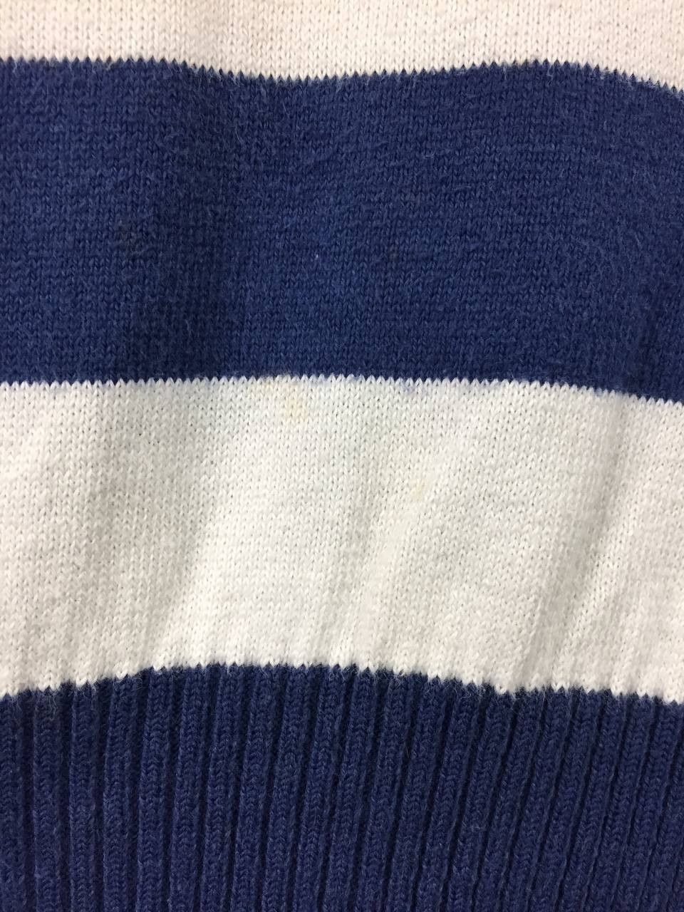 Yoshiyuki Konishi Vtg Ficce Yoshiyuki Konishi Parrot Logo Striped Knit Sweater Size US XL / EU 56 / 4 - 9 Thumbnail