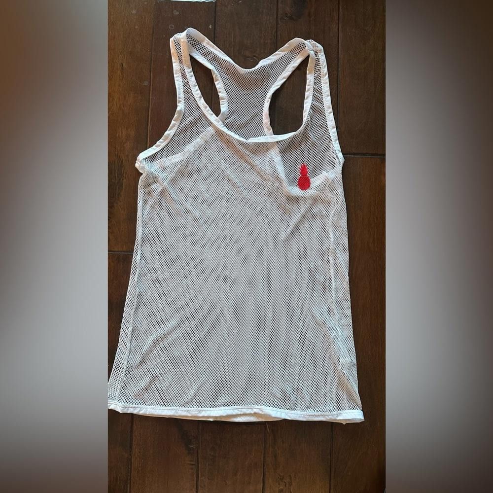 Designer JJ Malibu sleeveless white mesh tank - men’s - new Size US L / EU 52-54 / 3 - 1 Thumbnail